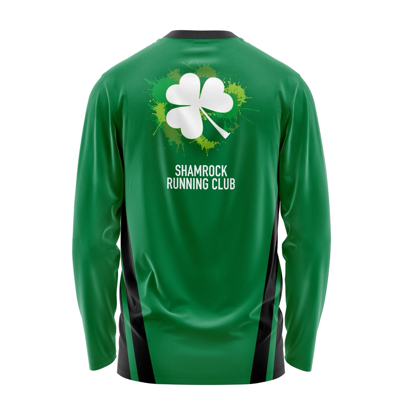 Shamrock Running Club Long Sleeve Tee - Green/Black
