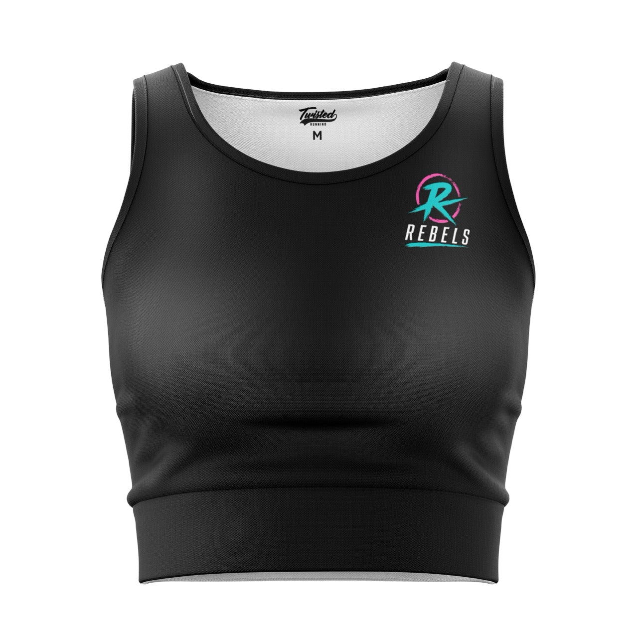 Rebels Bra/Crop Top - Black