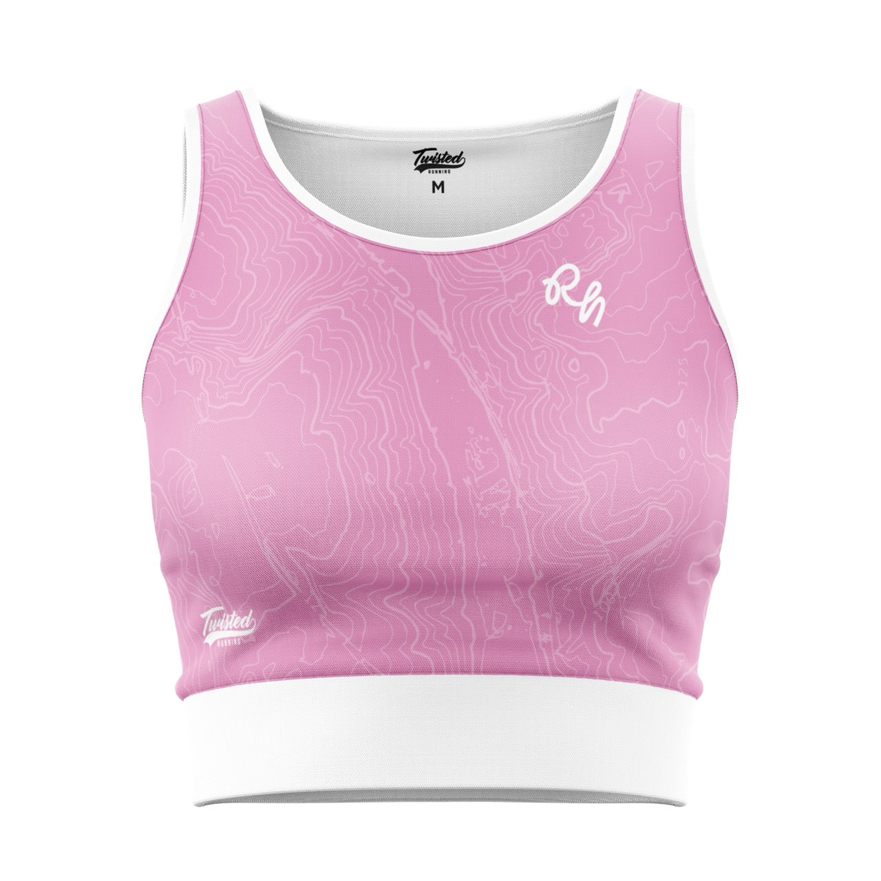 Runners High Club Bra/Crop Top - Pink