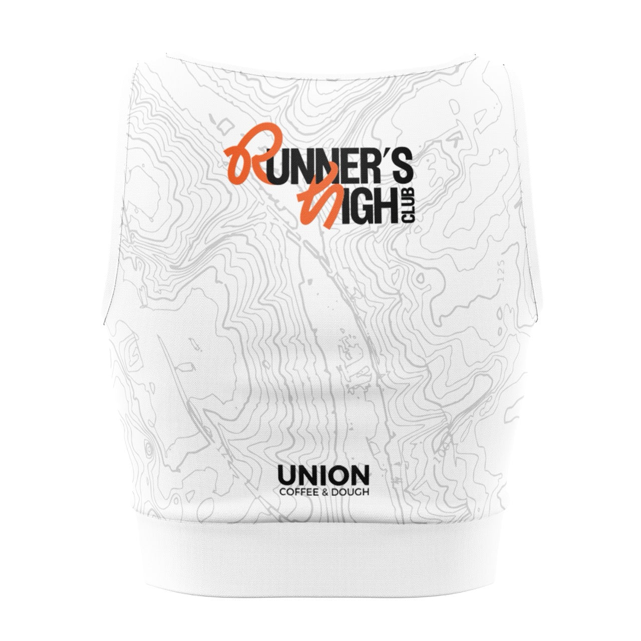 Runners High Club Bra/Crop Top - White
