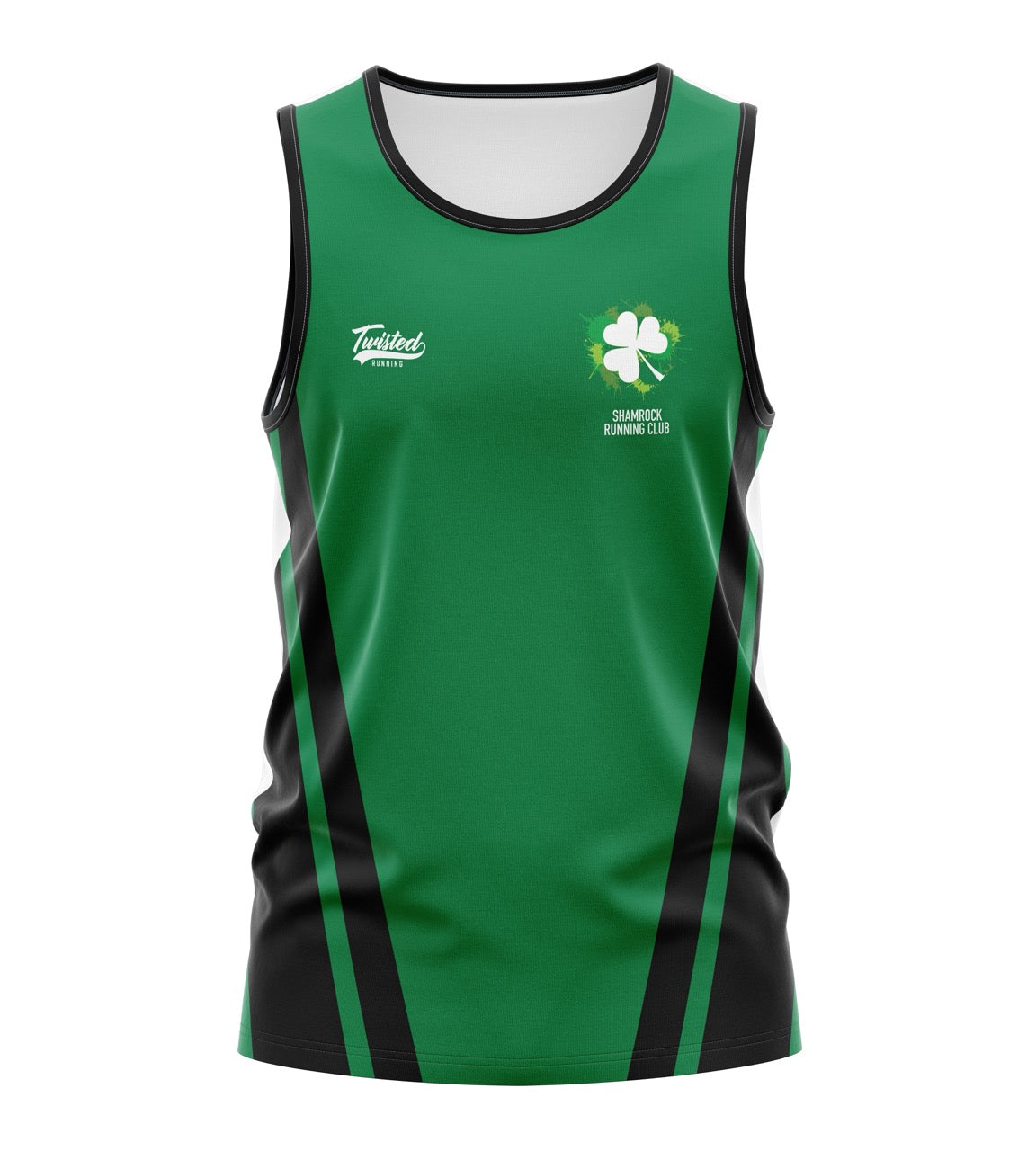 Shamrock Running Club Tank - Green/Black
