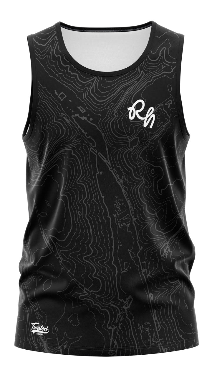 Runners High Club Tank - Black/Pink
