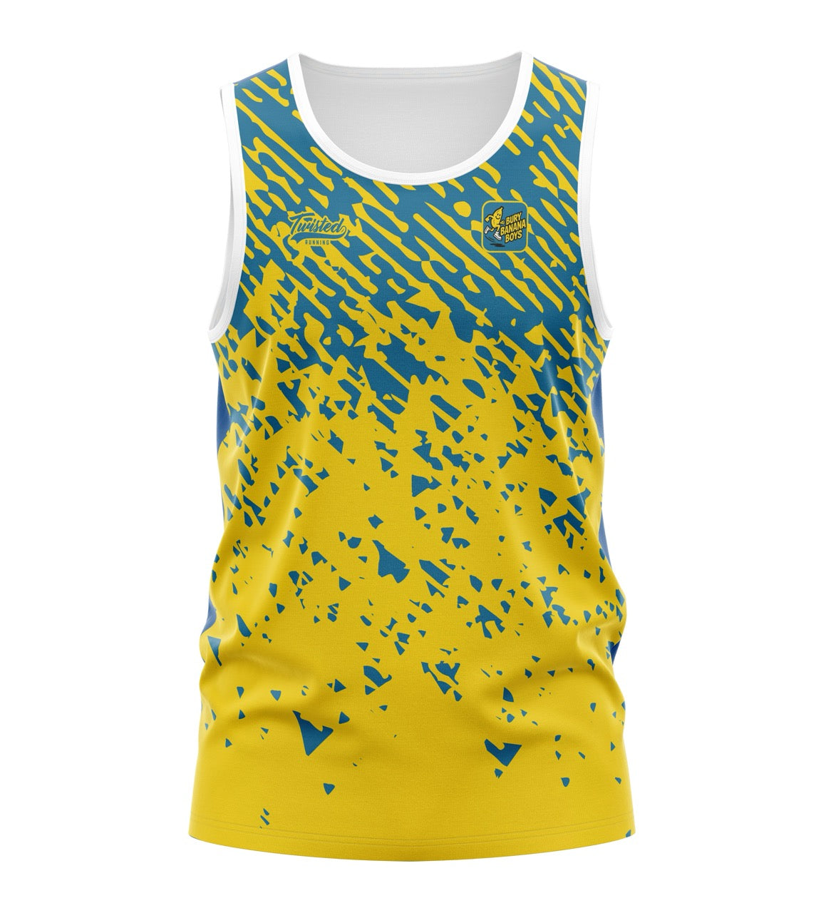 Bury Banana Boys Tank - Blue/Yellow