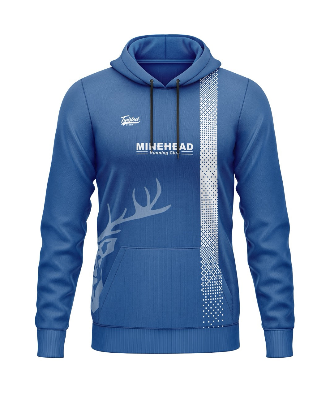 Minehead Running Club Hoodie (Polyester) - Blue/White