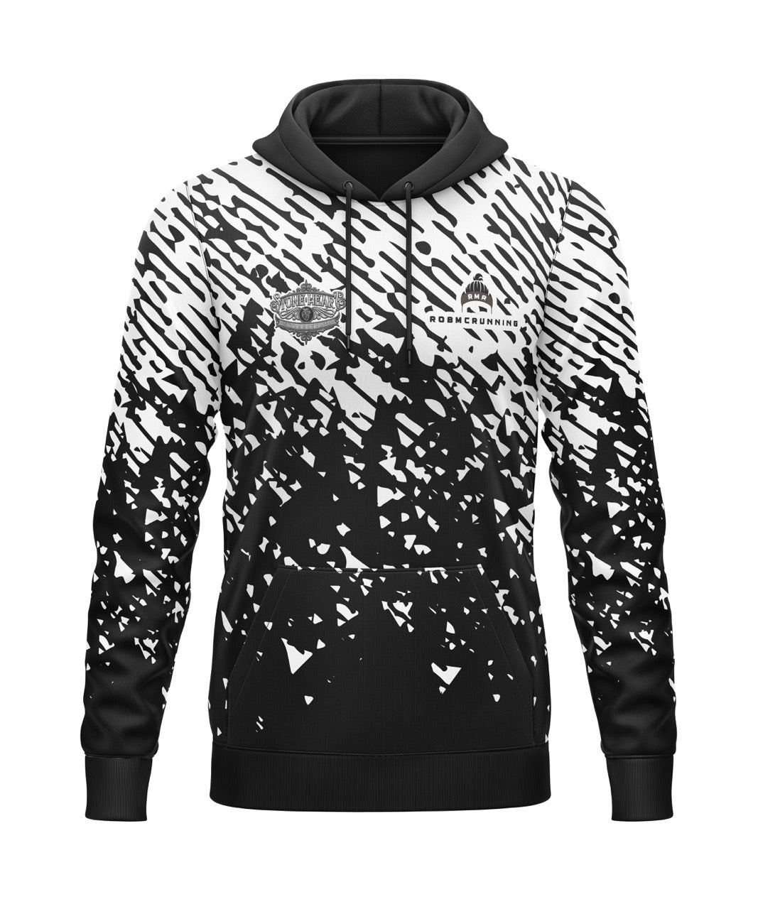 RobMcRunning - Stoneheart Hoodie (Polyester) - black/white