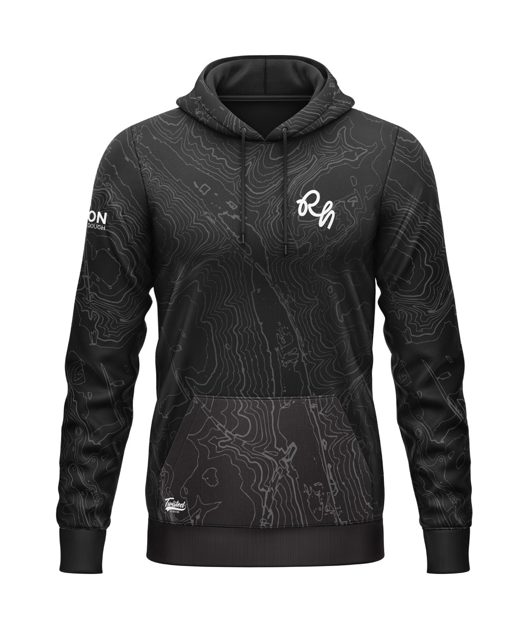 Runners High Club Hoodie (Polyester) - Black/Pink