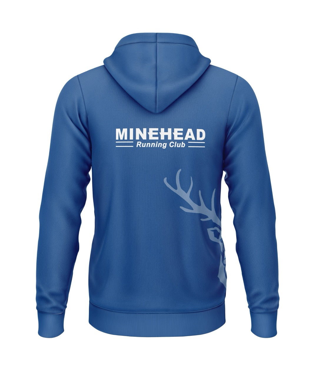 Minehead Running Club Hoodie (Polyester) - Blue/White