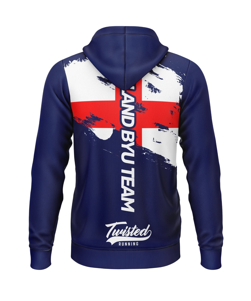 England BYU Hoodie (Polyester) - Red/White/Blue