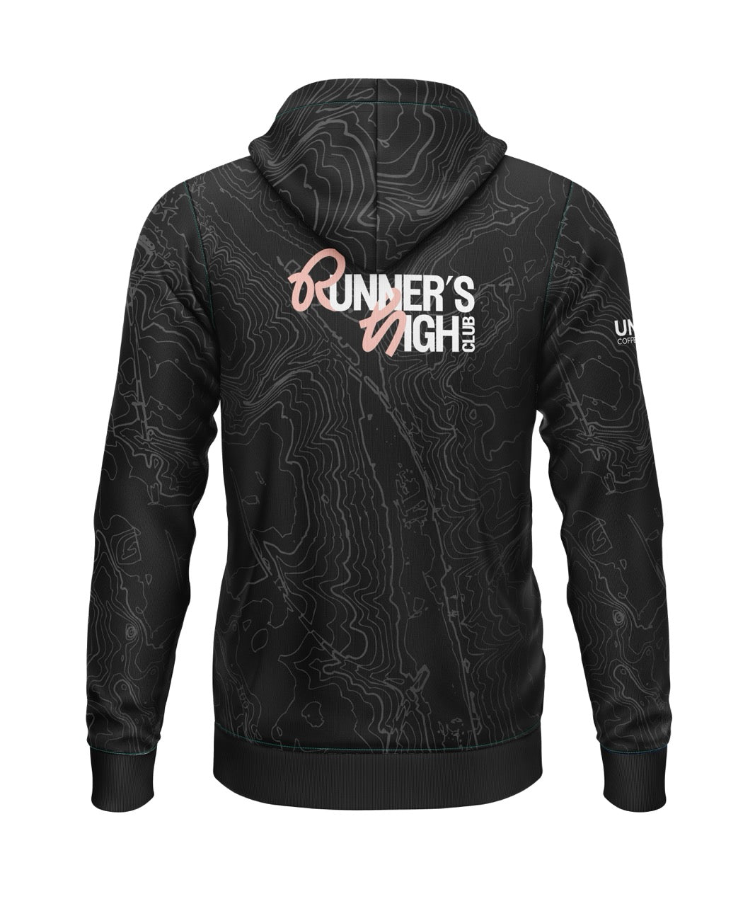 Runners High Club Hoodie (Polyester) - Black/Pink