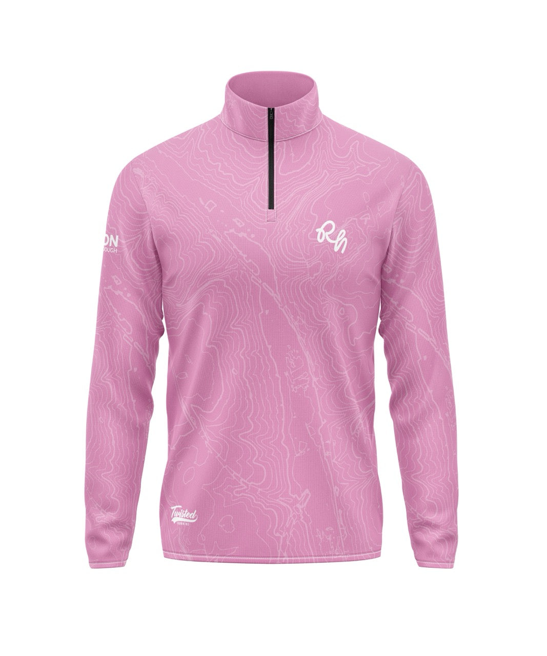 Runners High Club 1/4 Zip - Pink