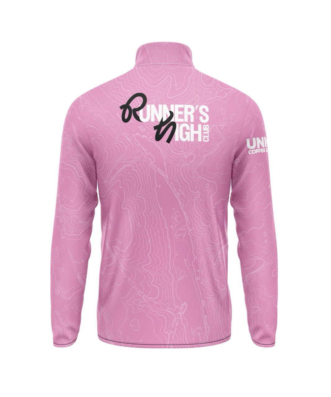 Runners High Club 1/4 Zip - Pink