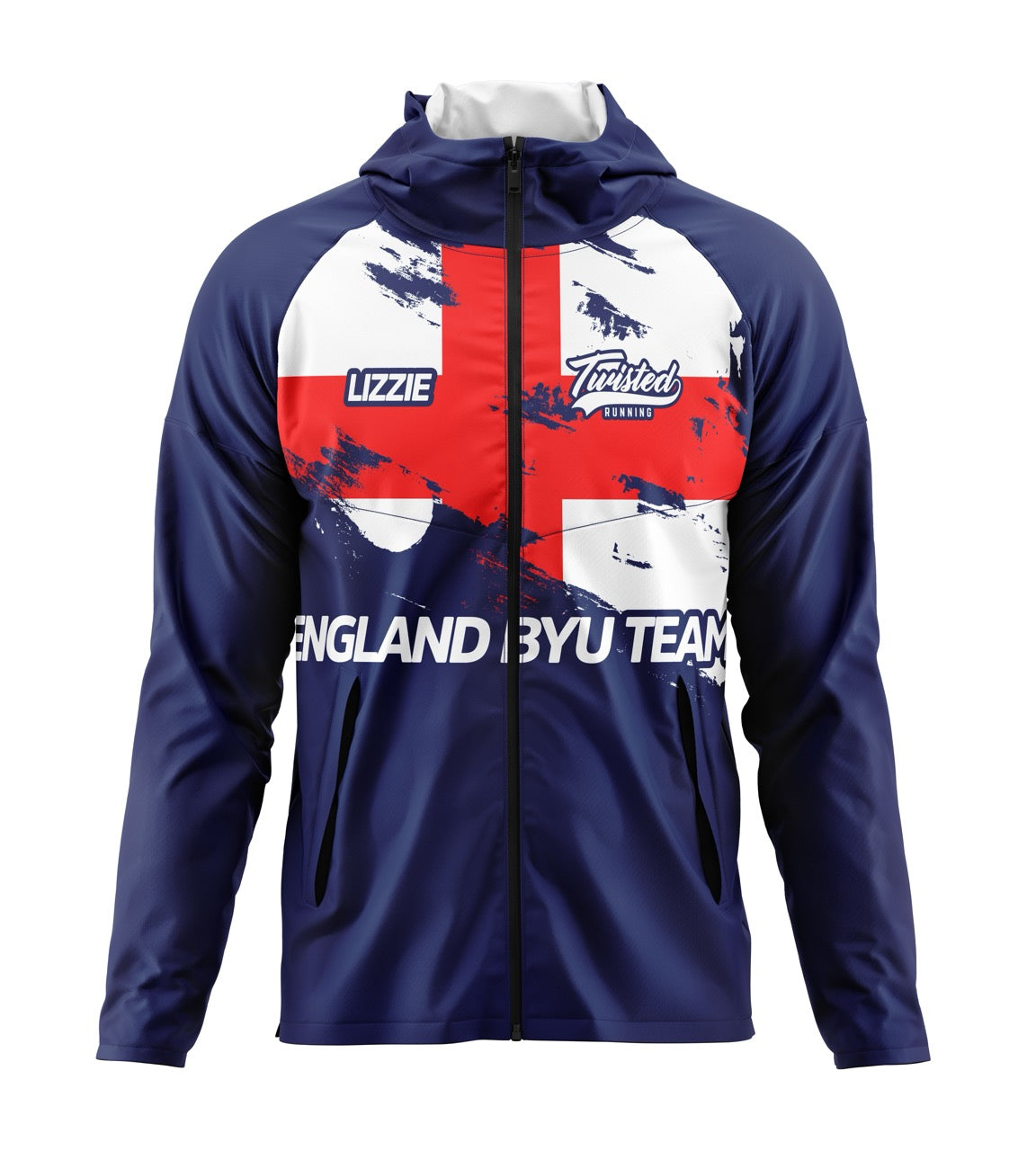 England BYU Windbreaker - Red/White/Blue