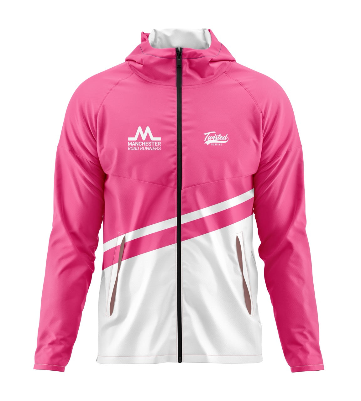 Manchester Road Runners Windbreaker - Pink/White