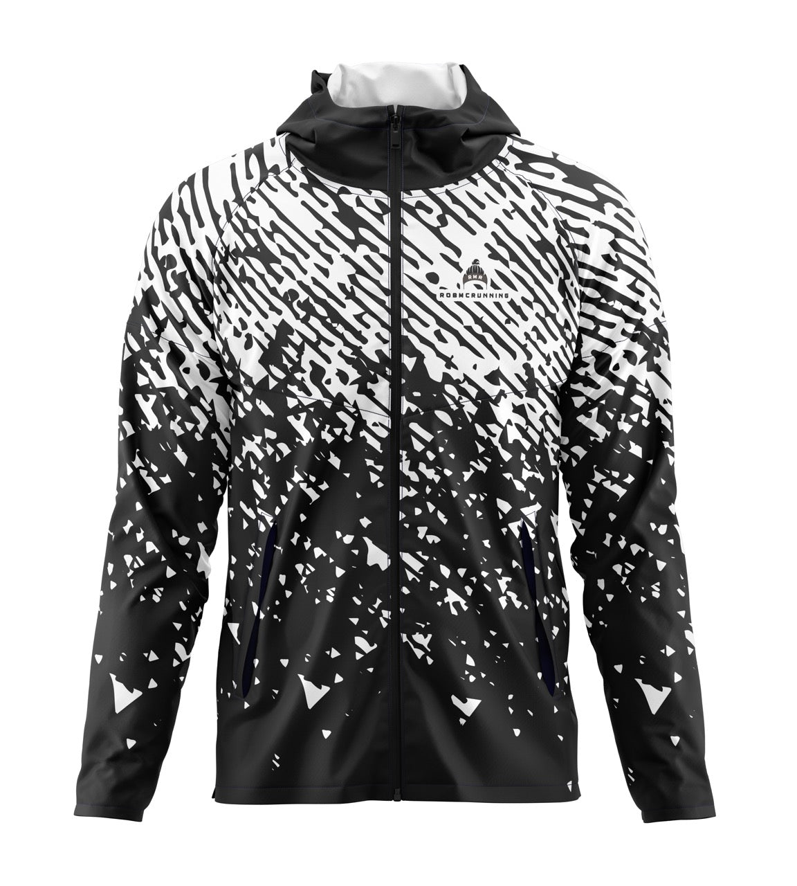 Rob McRunning Windbreaker - Black/White