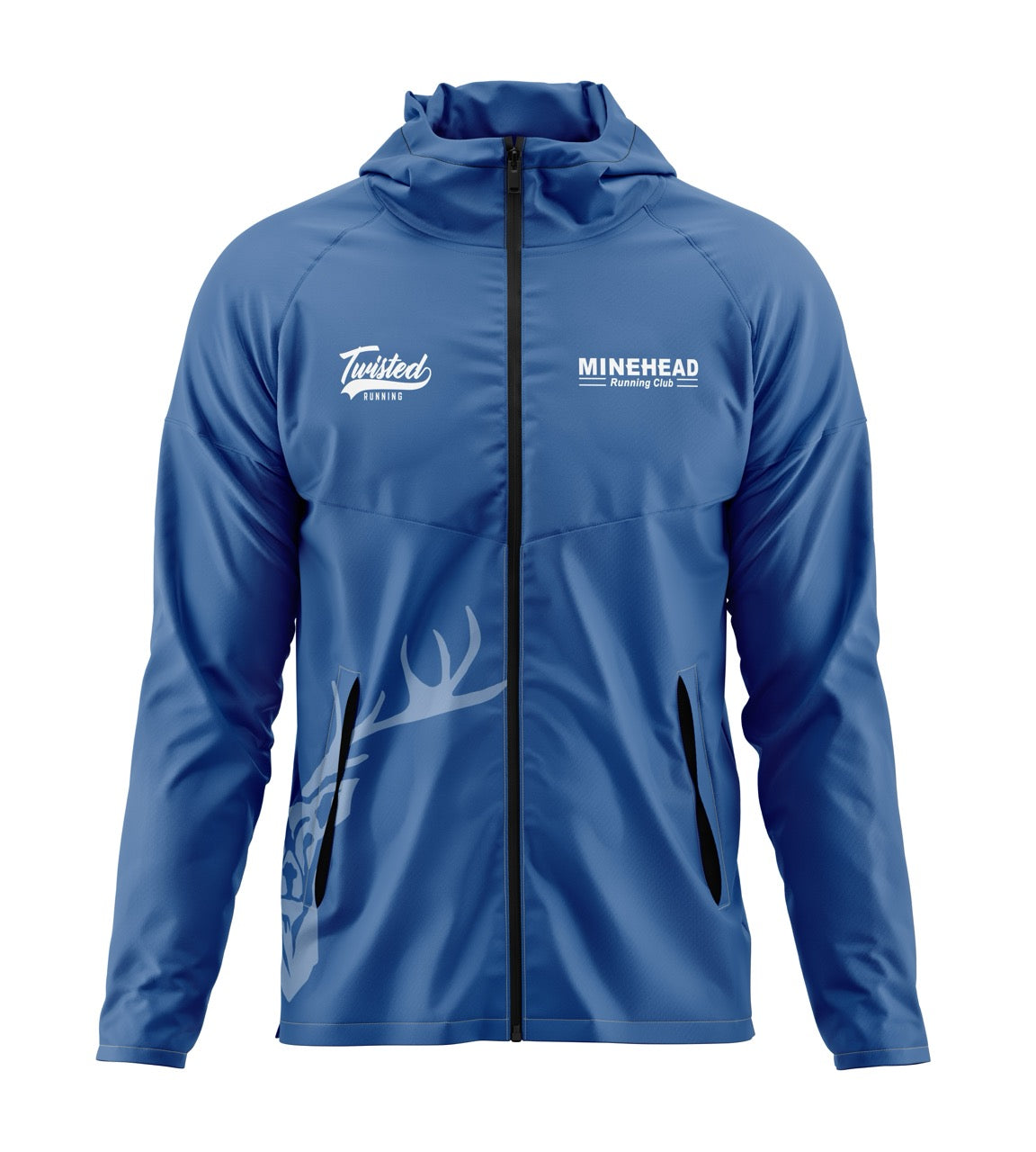Minehead Running Club Windbreaker - Blue/White