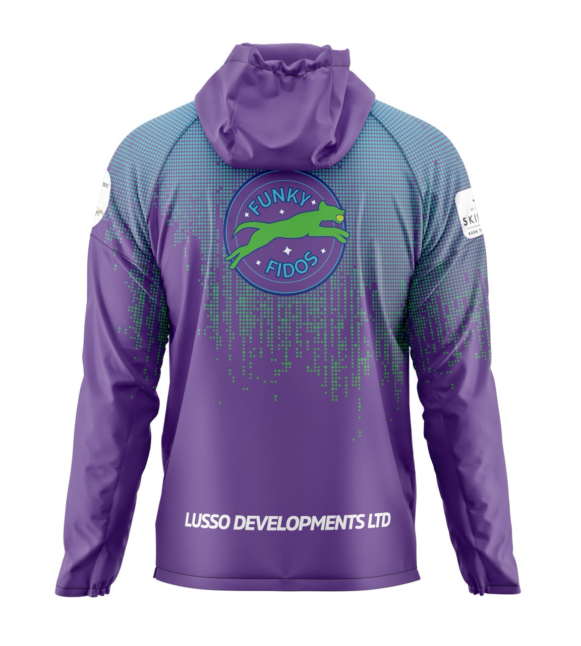 Funky Fidos Windbreaker - Purple/Green