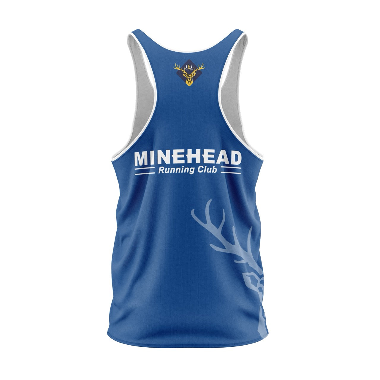 Minehead Running Club Vest - Blue/White