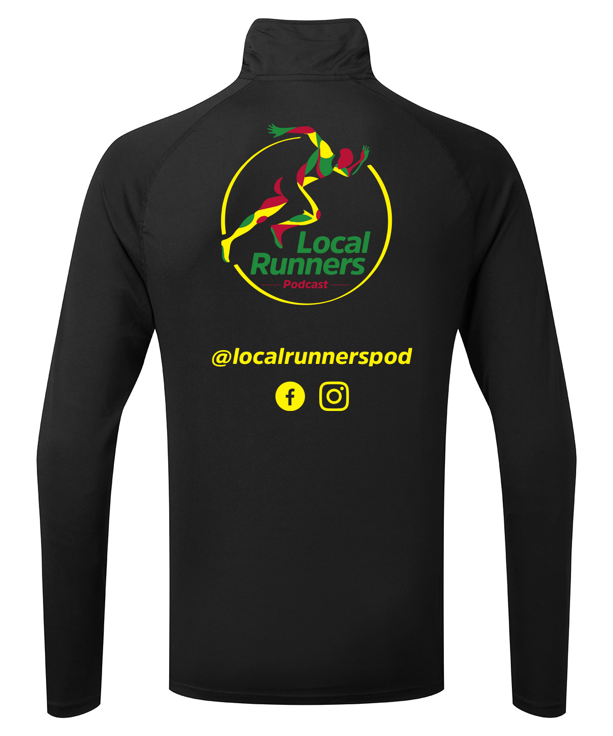 Local Runners Podcast 1/4 Zip Pullover - Spring/Summer
