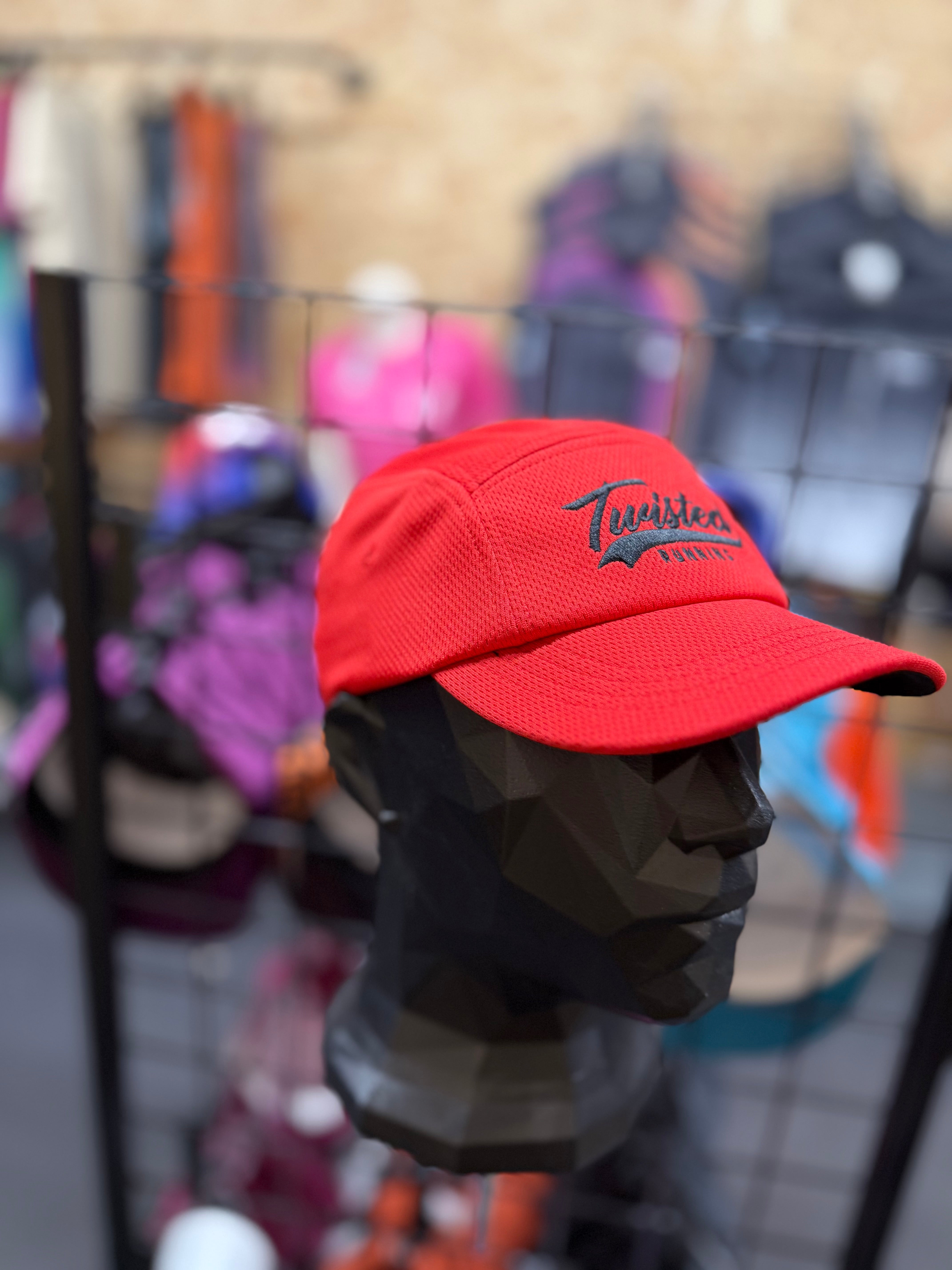 Bold Red - Technical Running Cap
