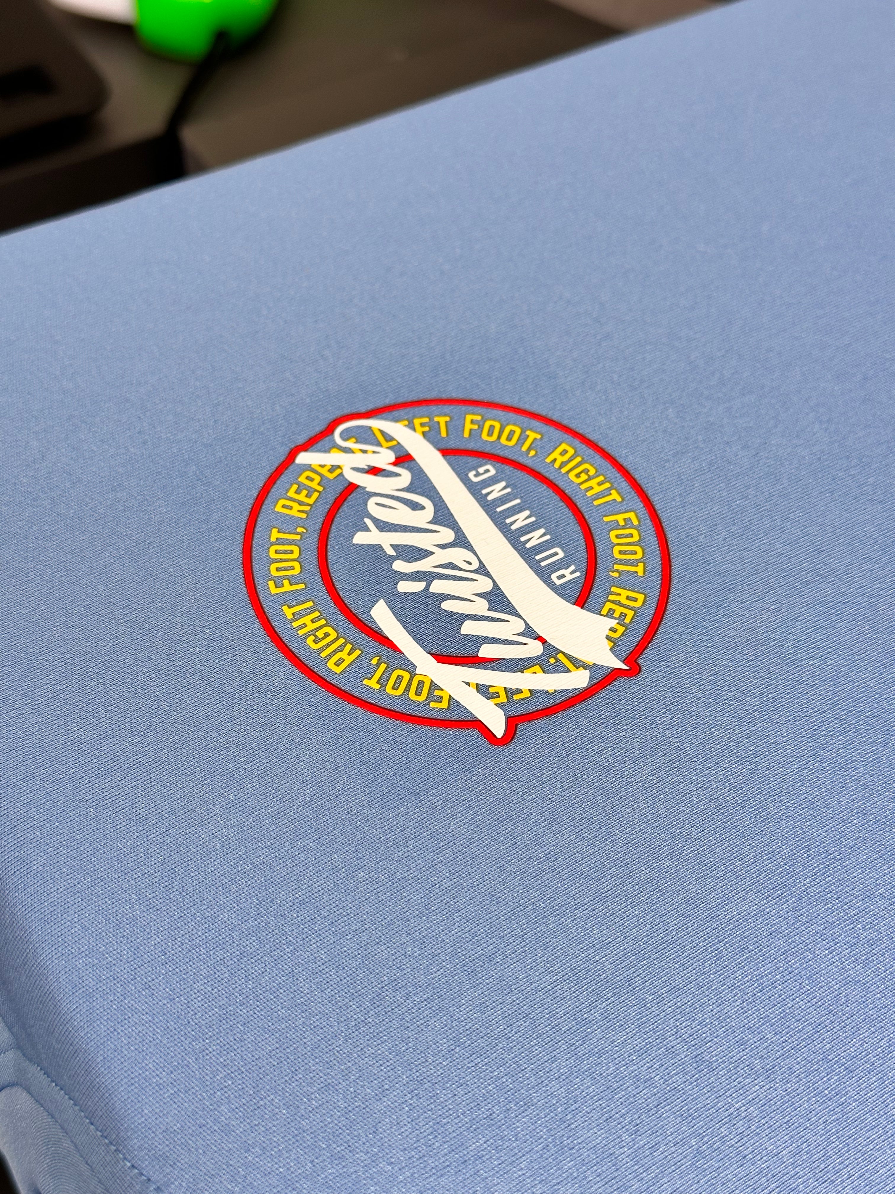 Blue with Red and Yellow Spine Technical Tee (Unisex & Female Fits)