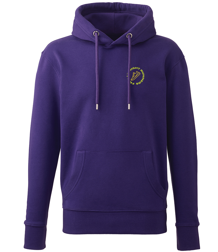 Friday Night Runners Hoodie (Cotton) - Purple/Green