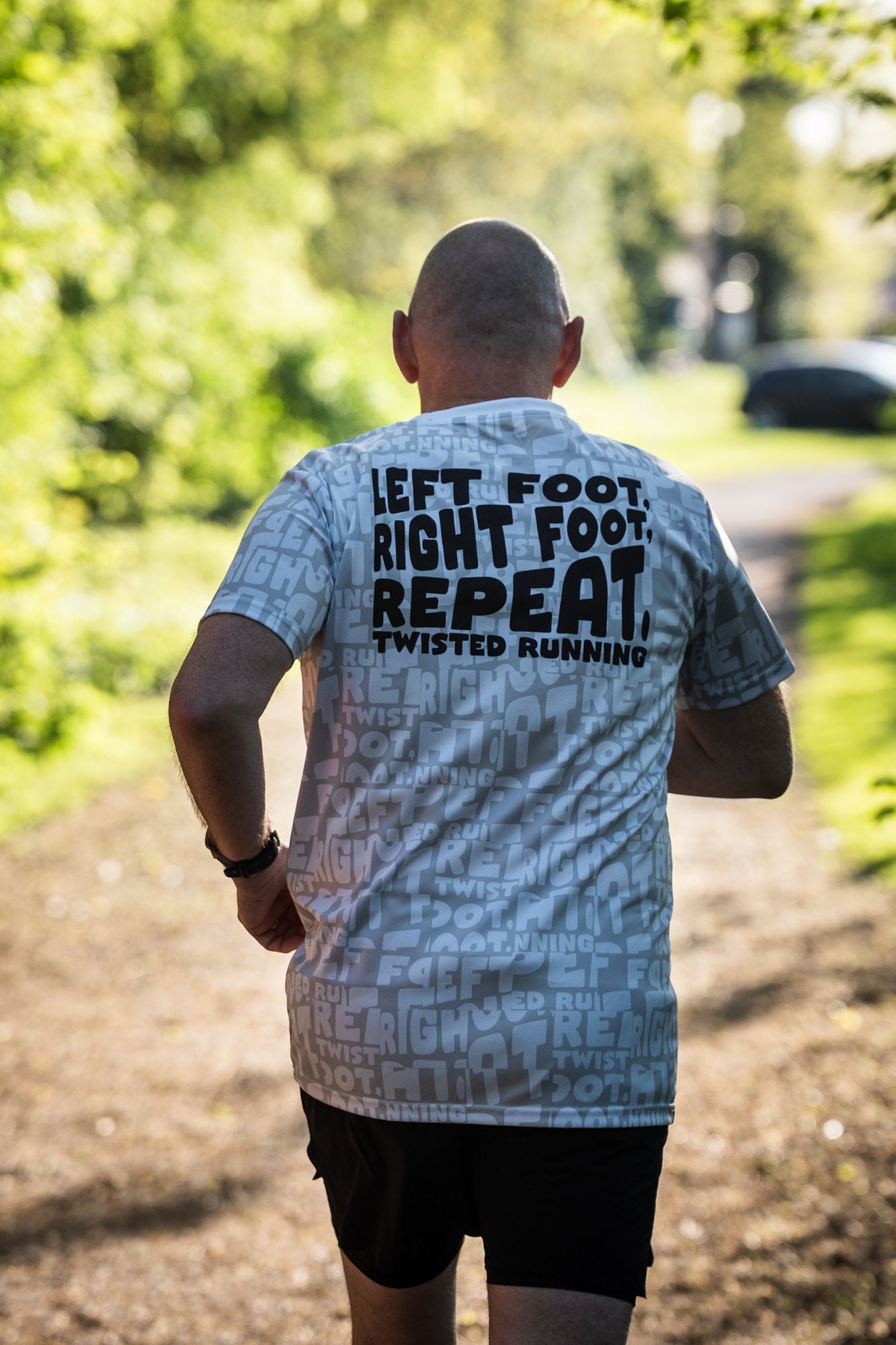Slogan Tee - White/Grey