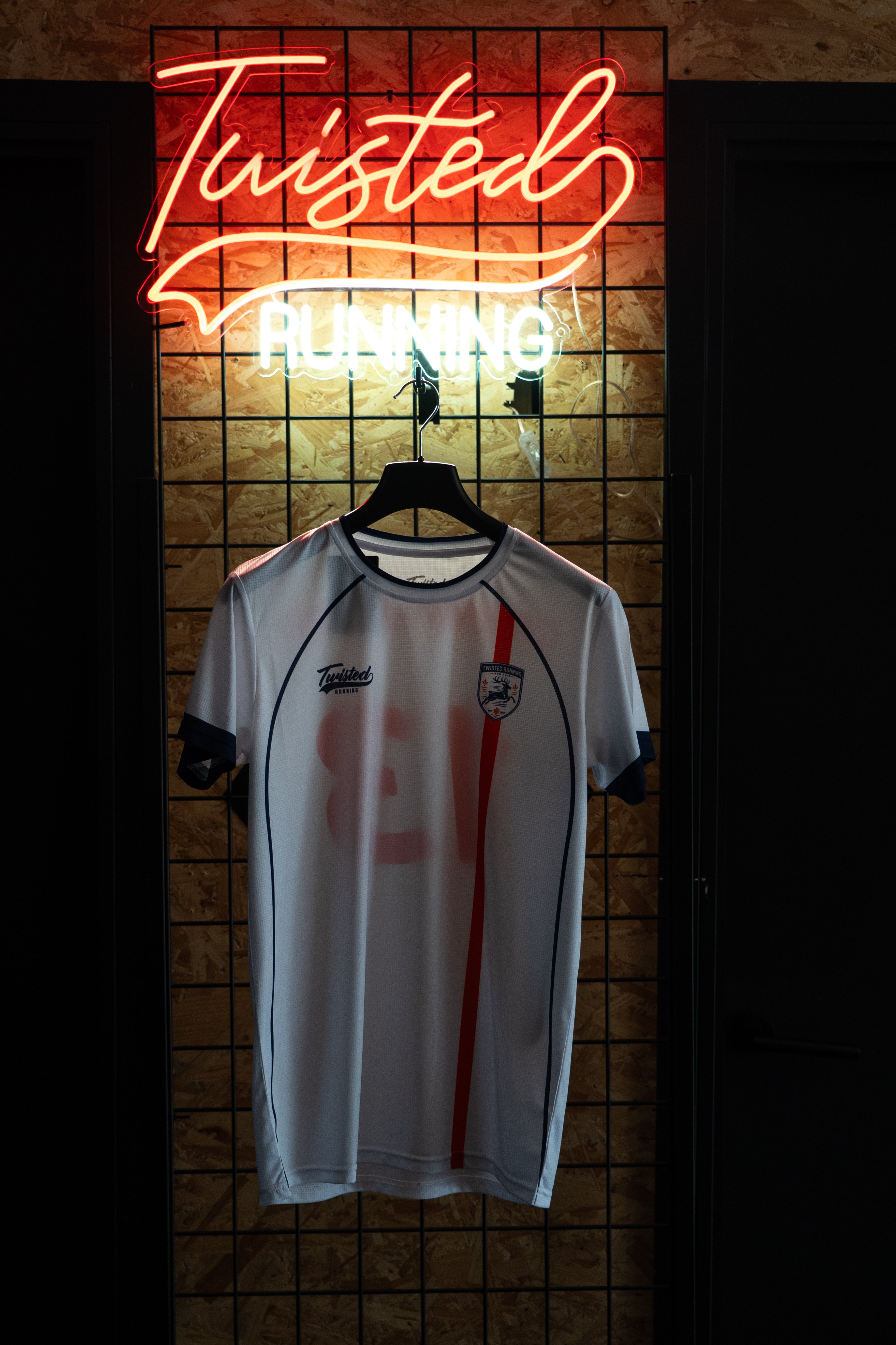 England White Running Top
