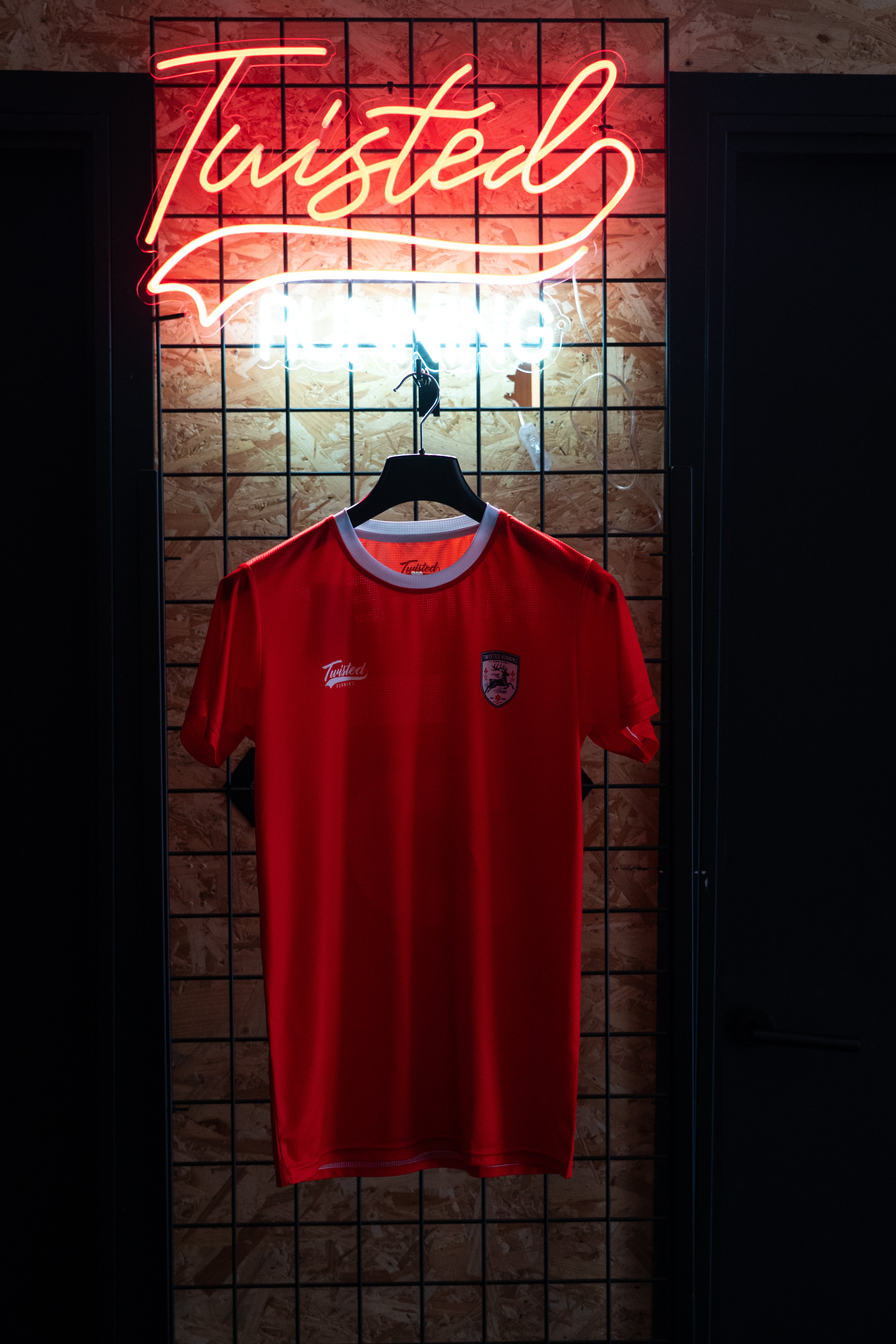 England Red Running Top