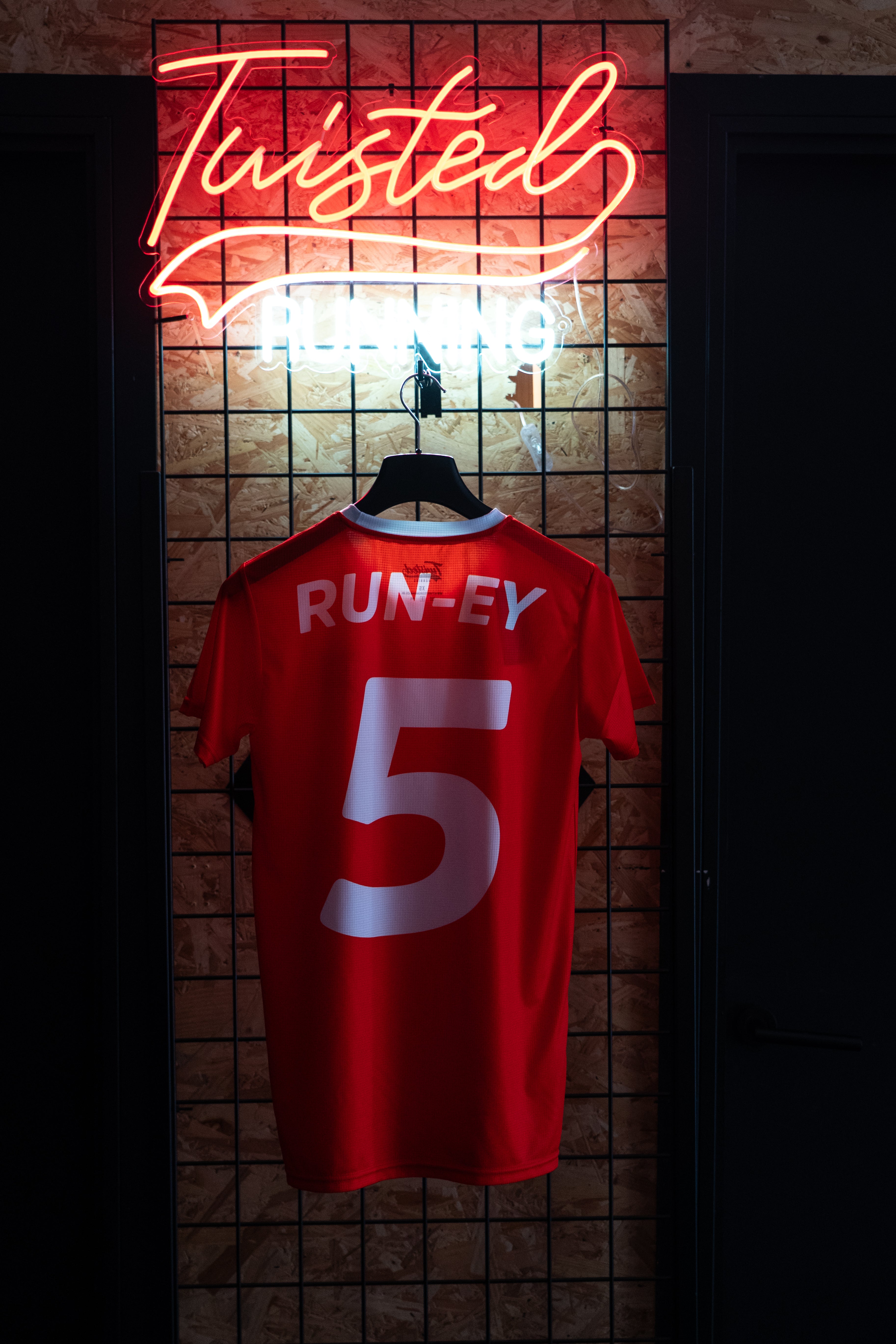 England Red Running Top