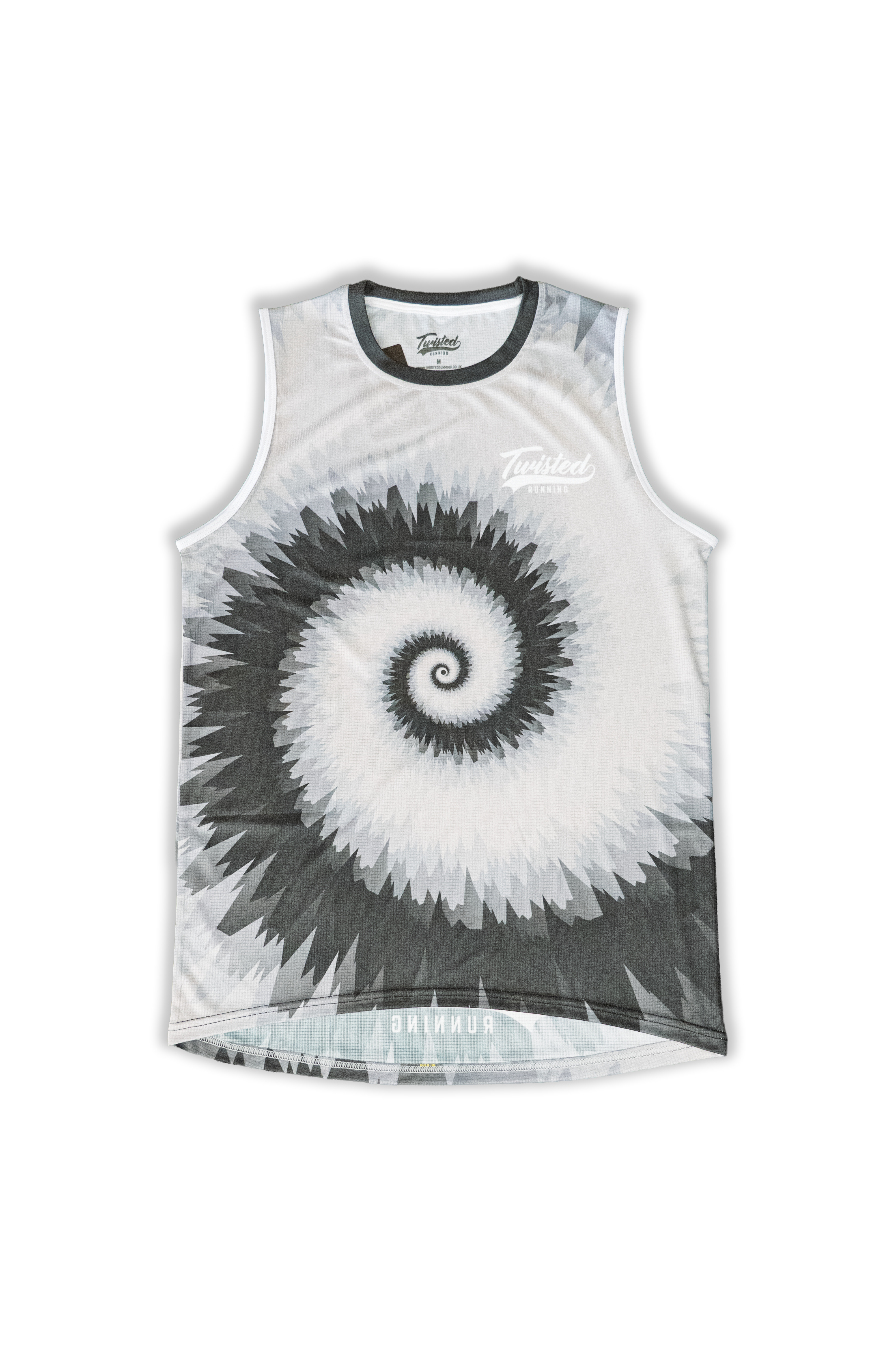 Tie Dye Tank - Black/Grey