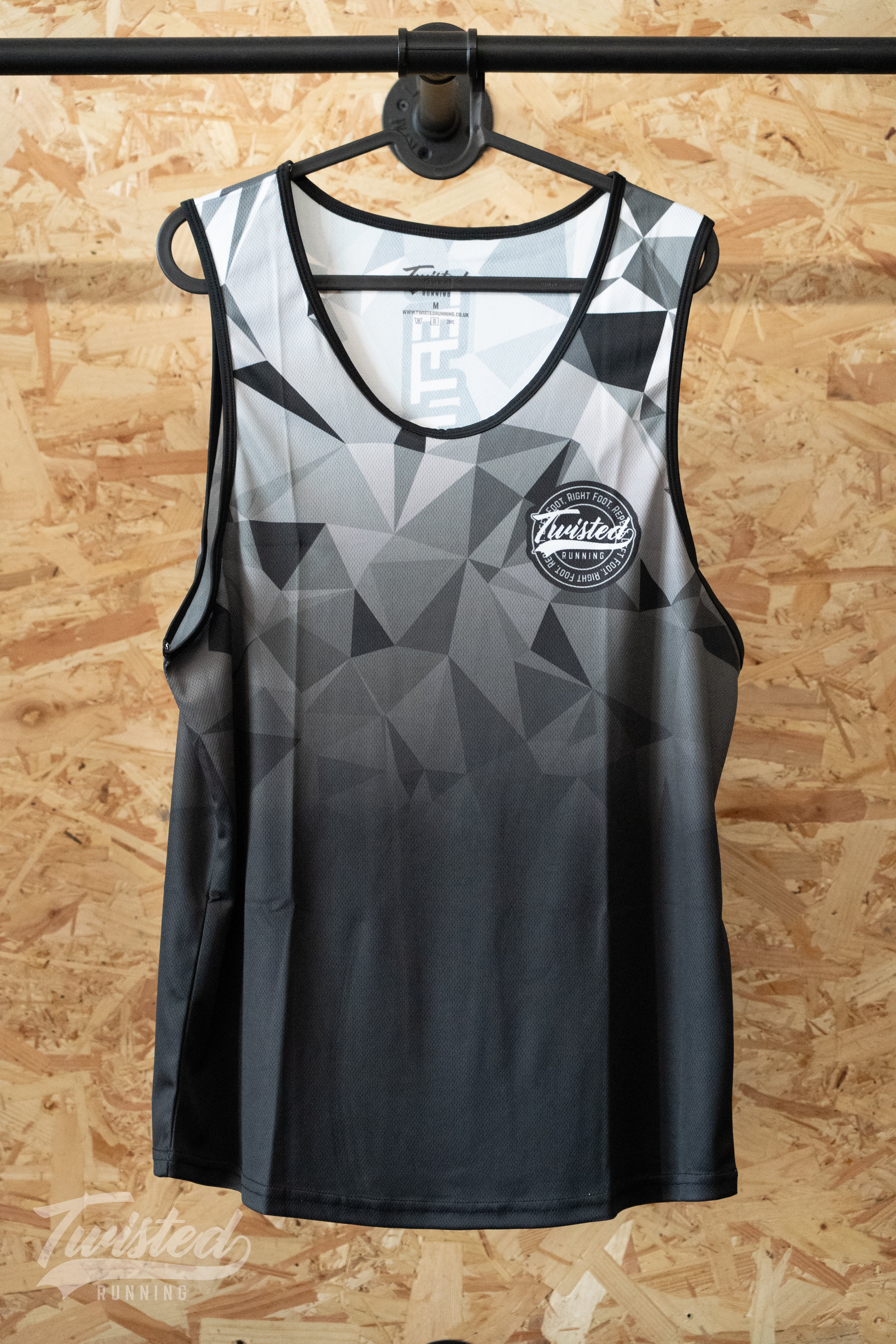 "Geo" Vest - Black/Grey