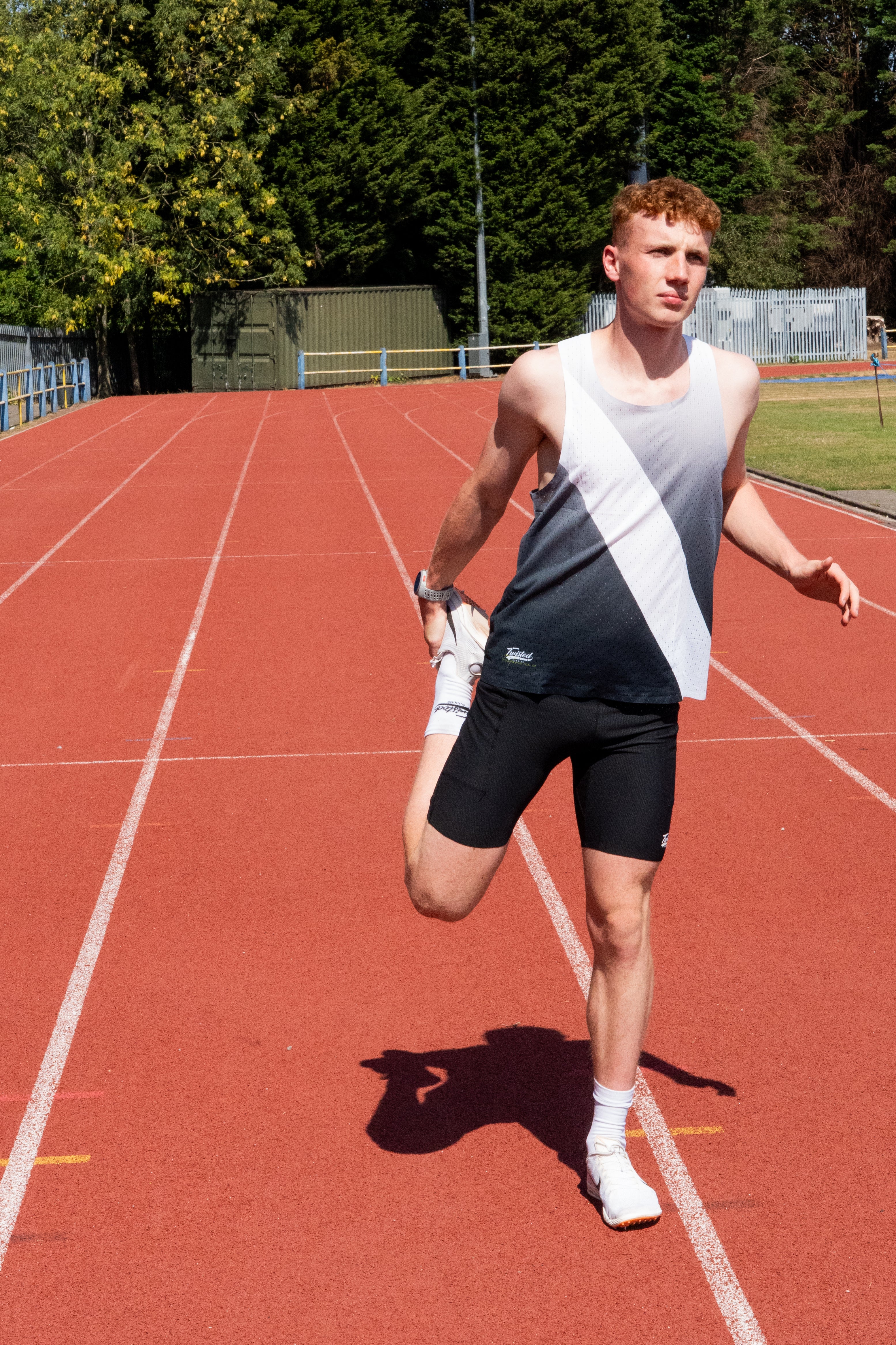 Performance Vest — Retro Black/White