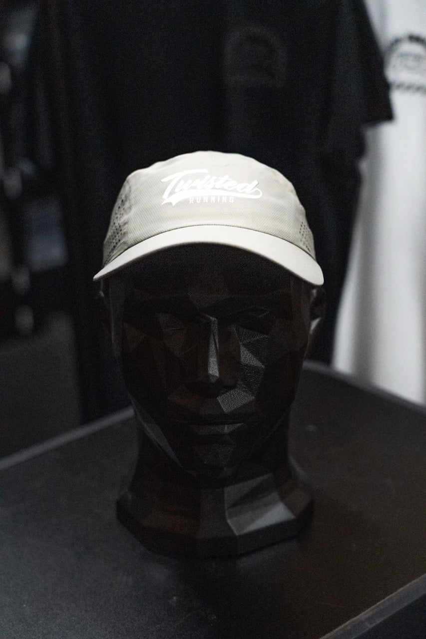 Twisted Perforated Run Cap - Grey