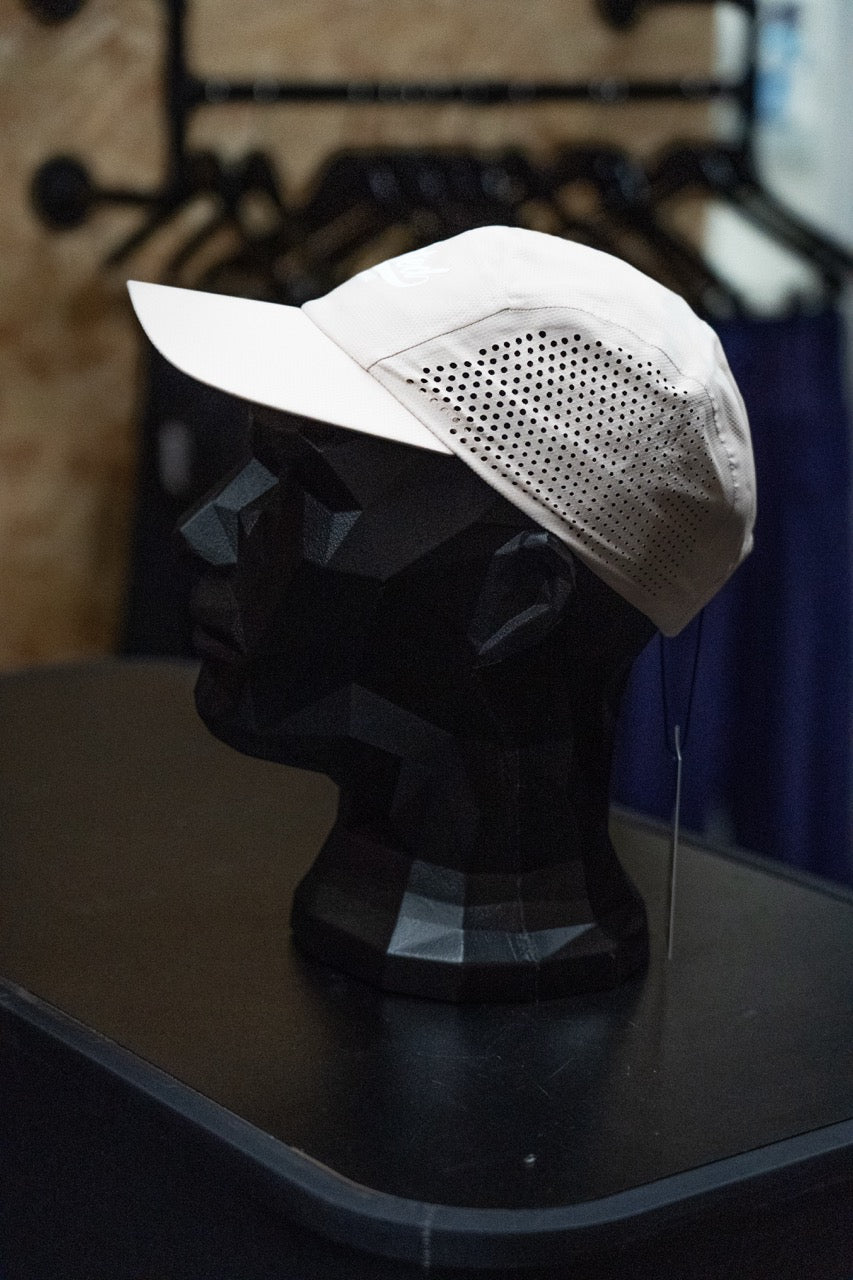Twisted Perforated Run Cap - Beige