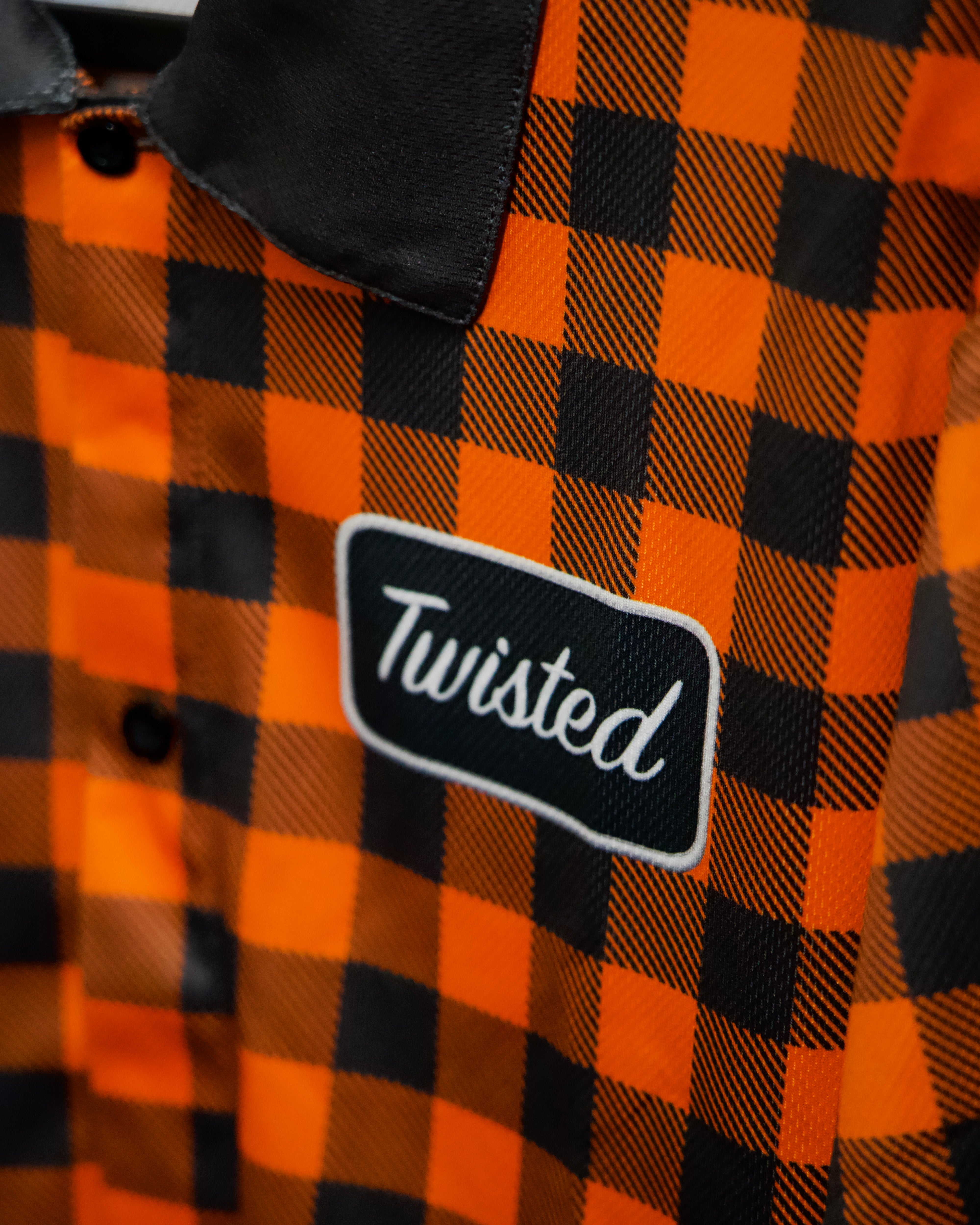 Lumber Running Shirt - Orange/Charcoal