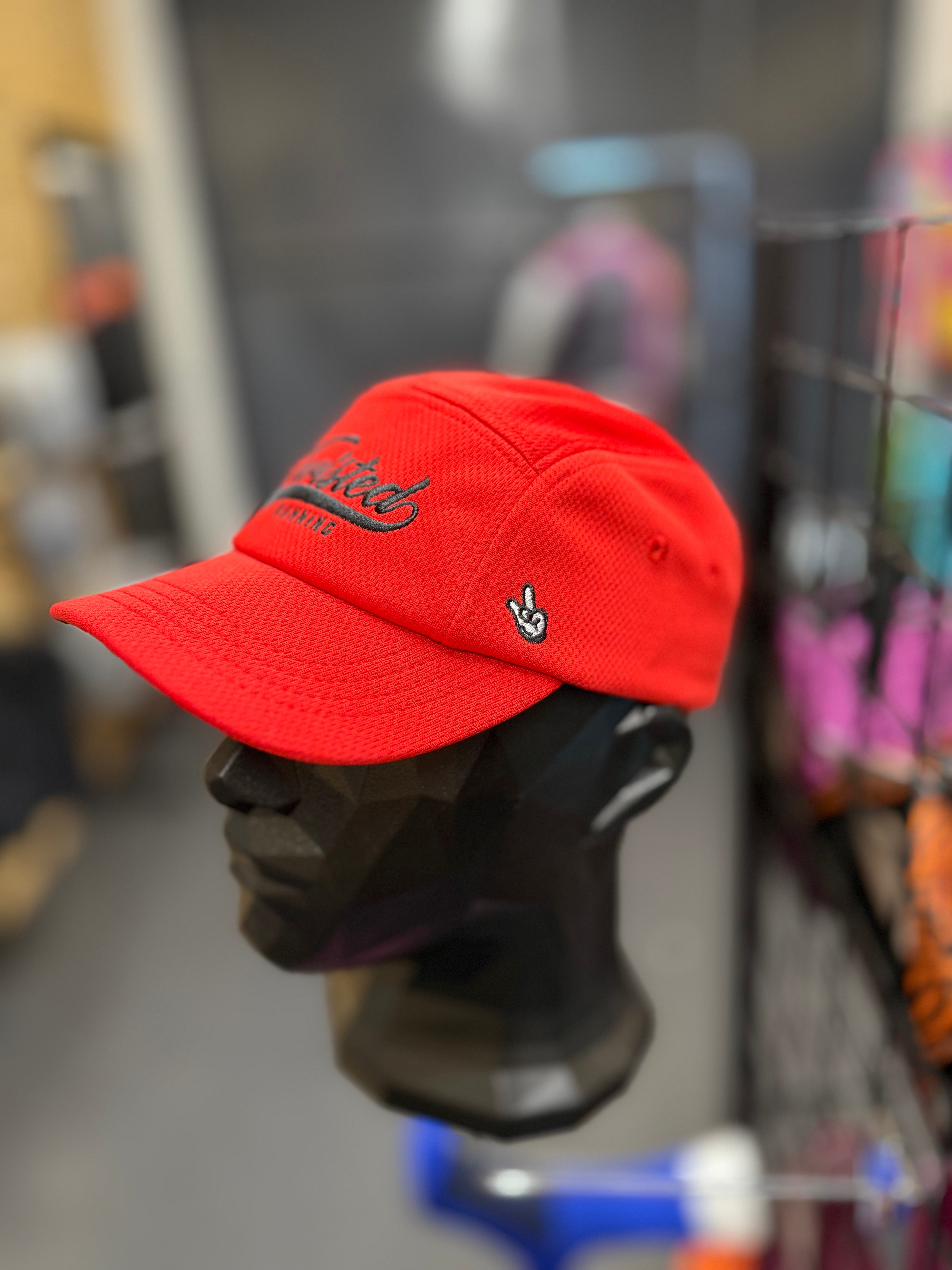 Bold Red - Technical Running Cap