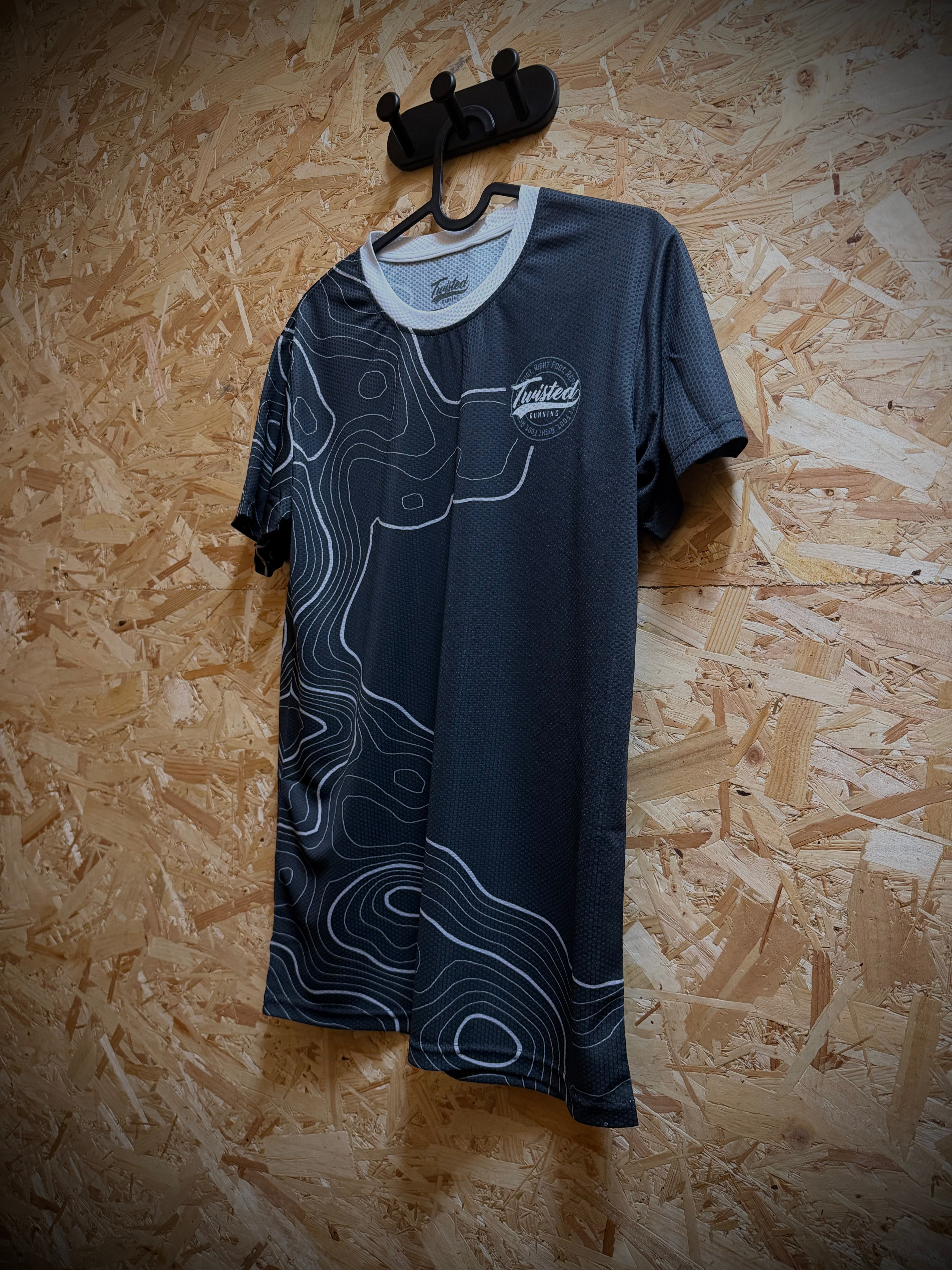 Topo Tee — Charcoal