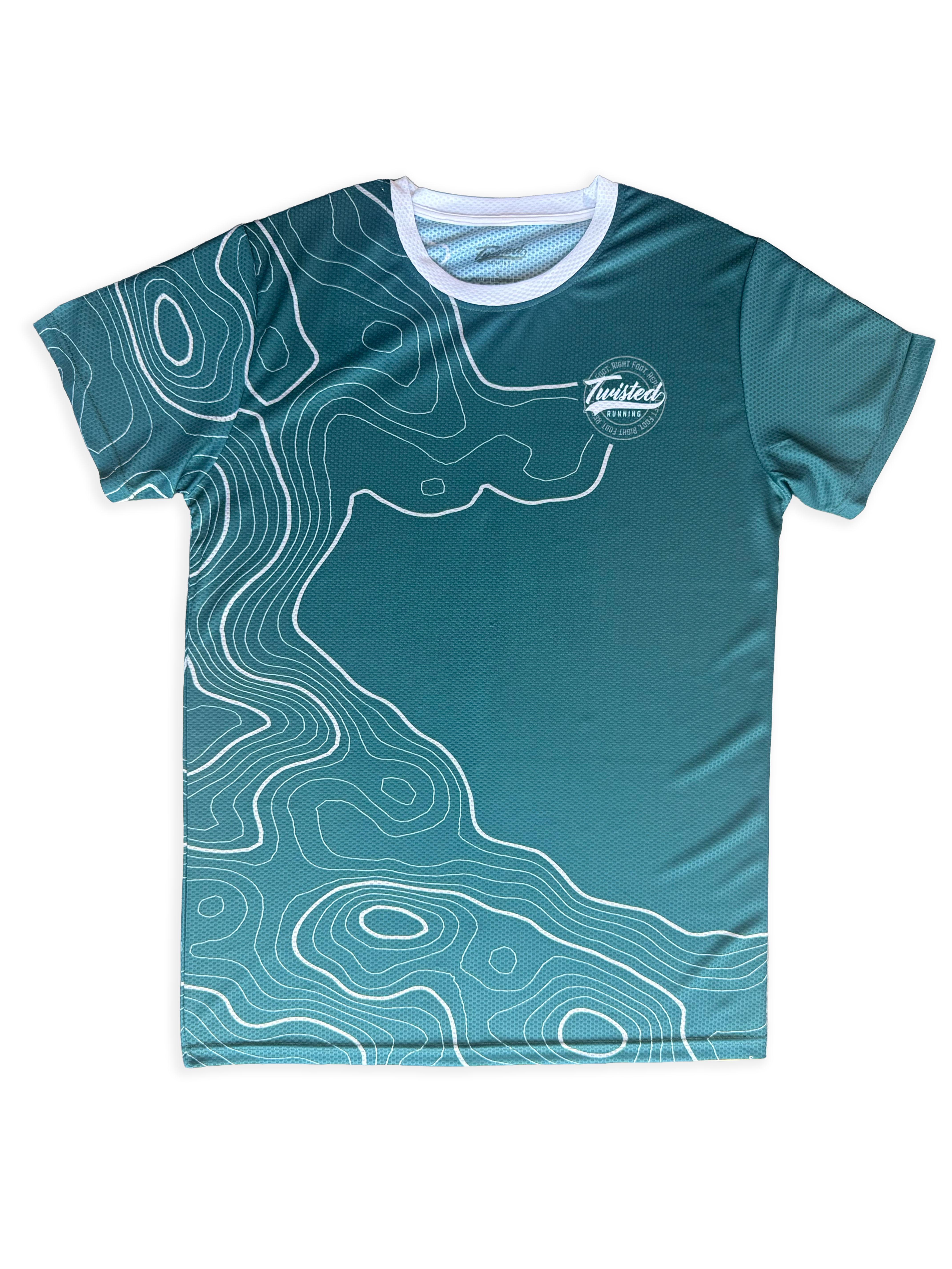 Topo Tee — Peacock Green
