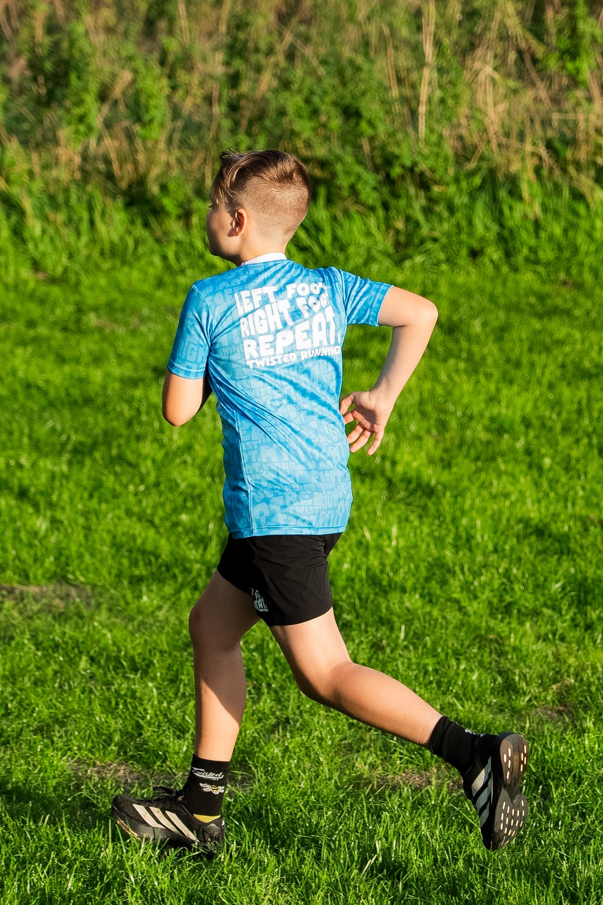 Kids Slogan Tee - Blue
