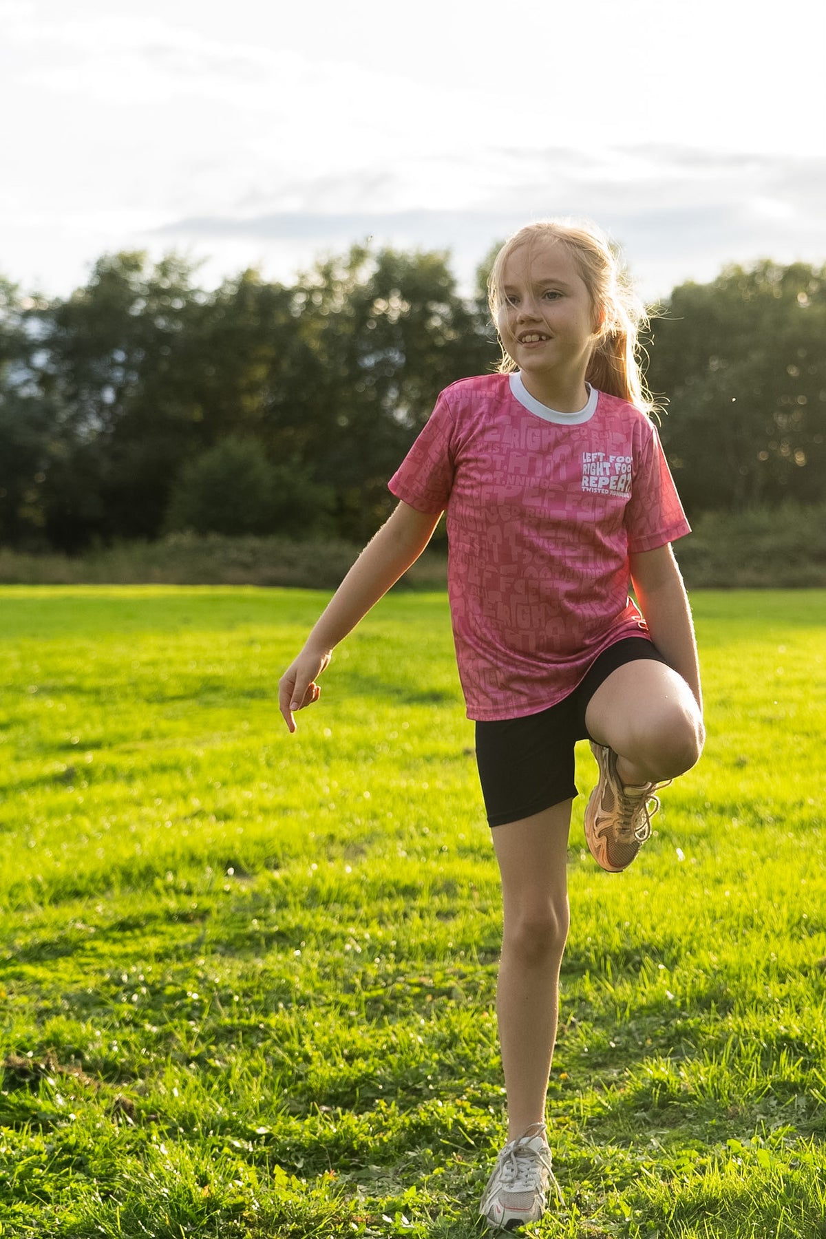 Kids Slogan Tee - Pink