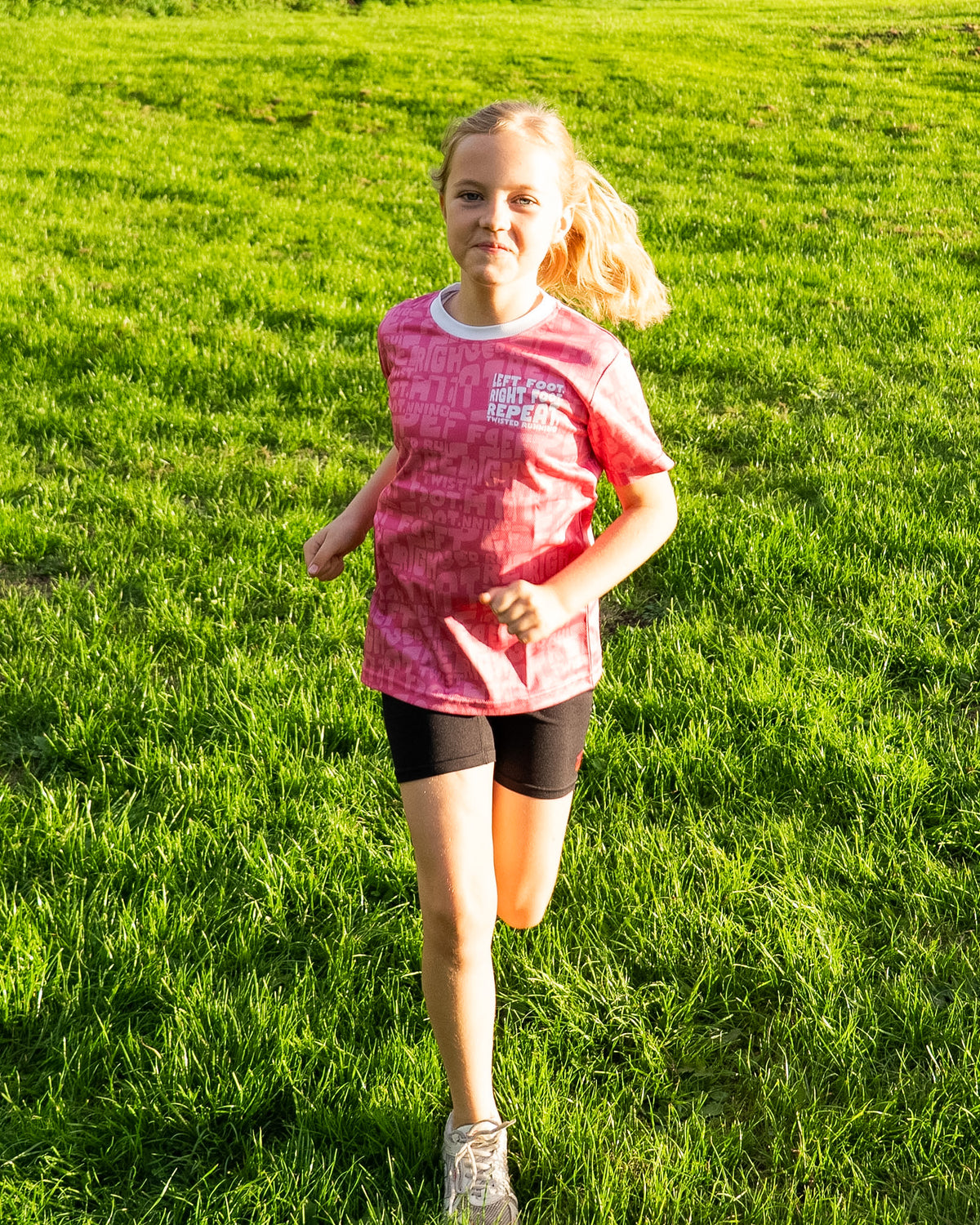 Kids Slogan Tee - Pink