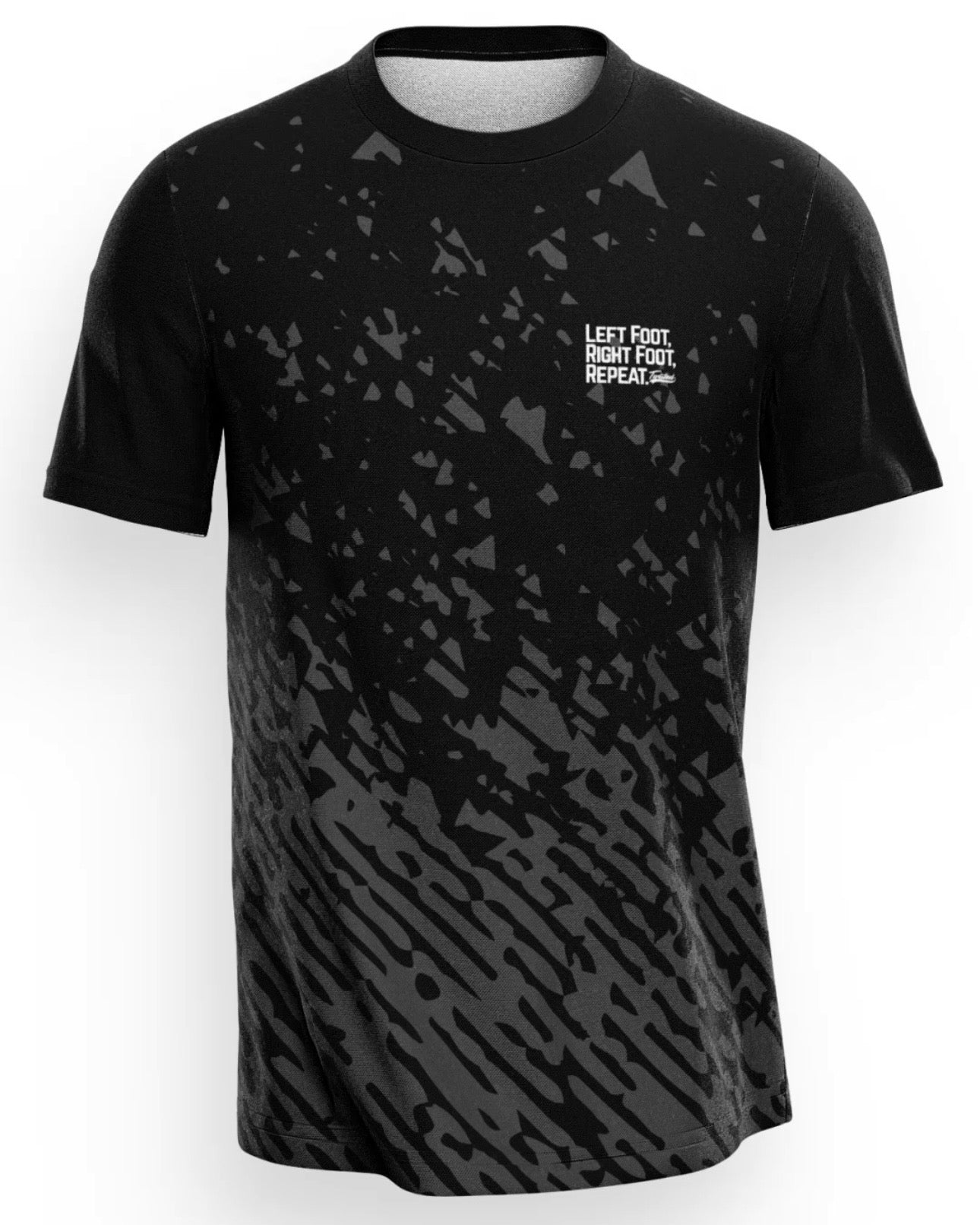 Trails Performance T-Shirt -Black/Grey