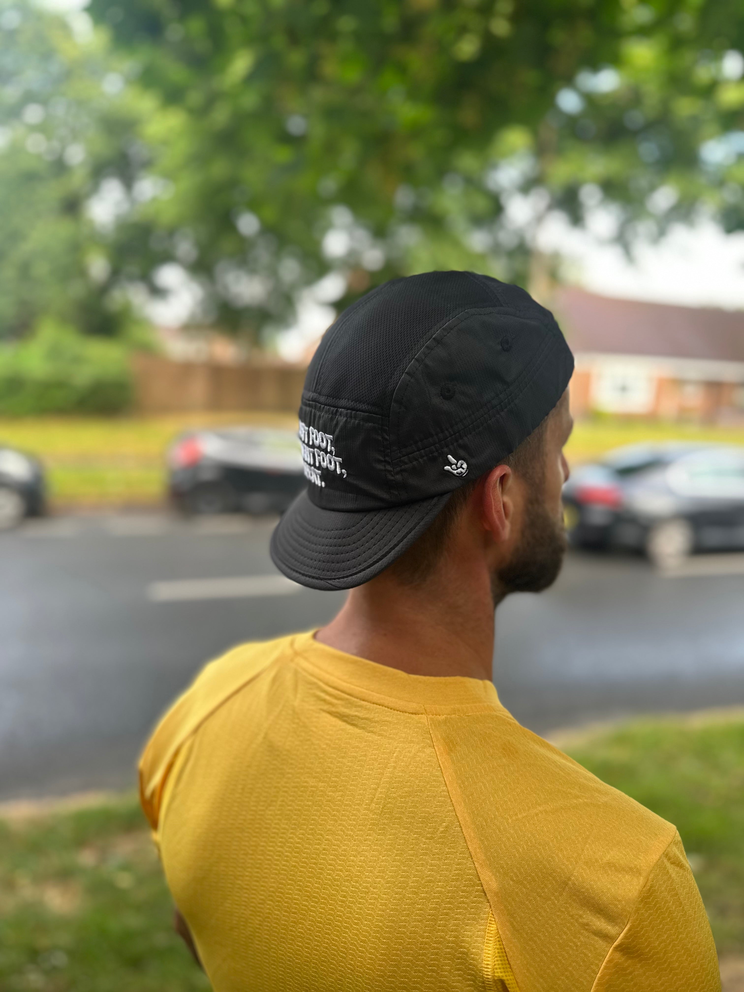 Technical Lightweight Running Cap - “Left Foot, Right Foot, Repeat.”