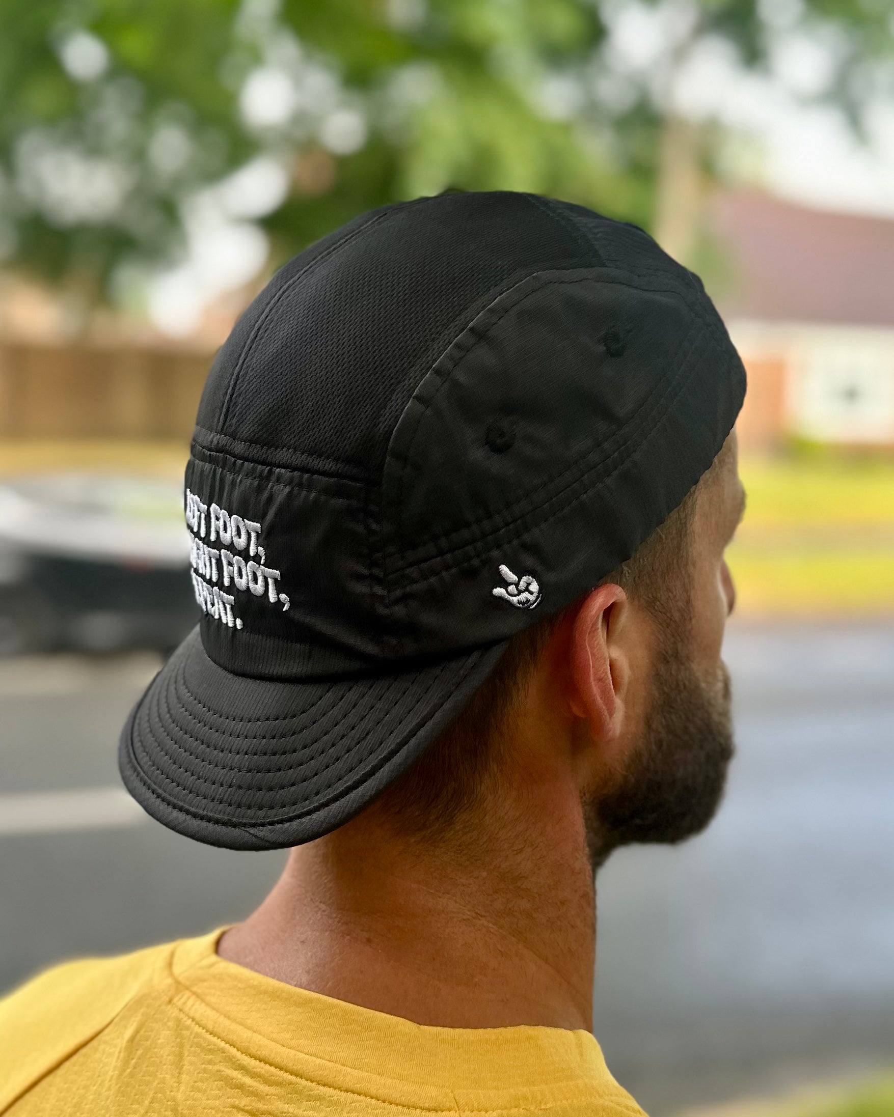 Technical Lightweight Running Cap - “Left Foot, Right Foot, Repeat.”