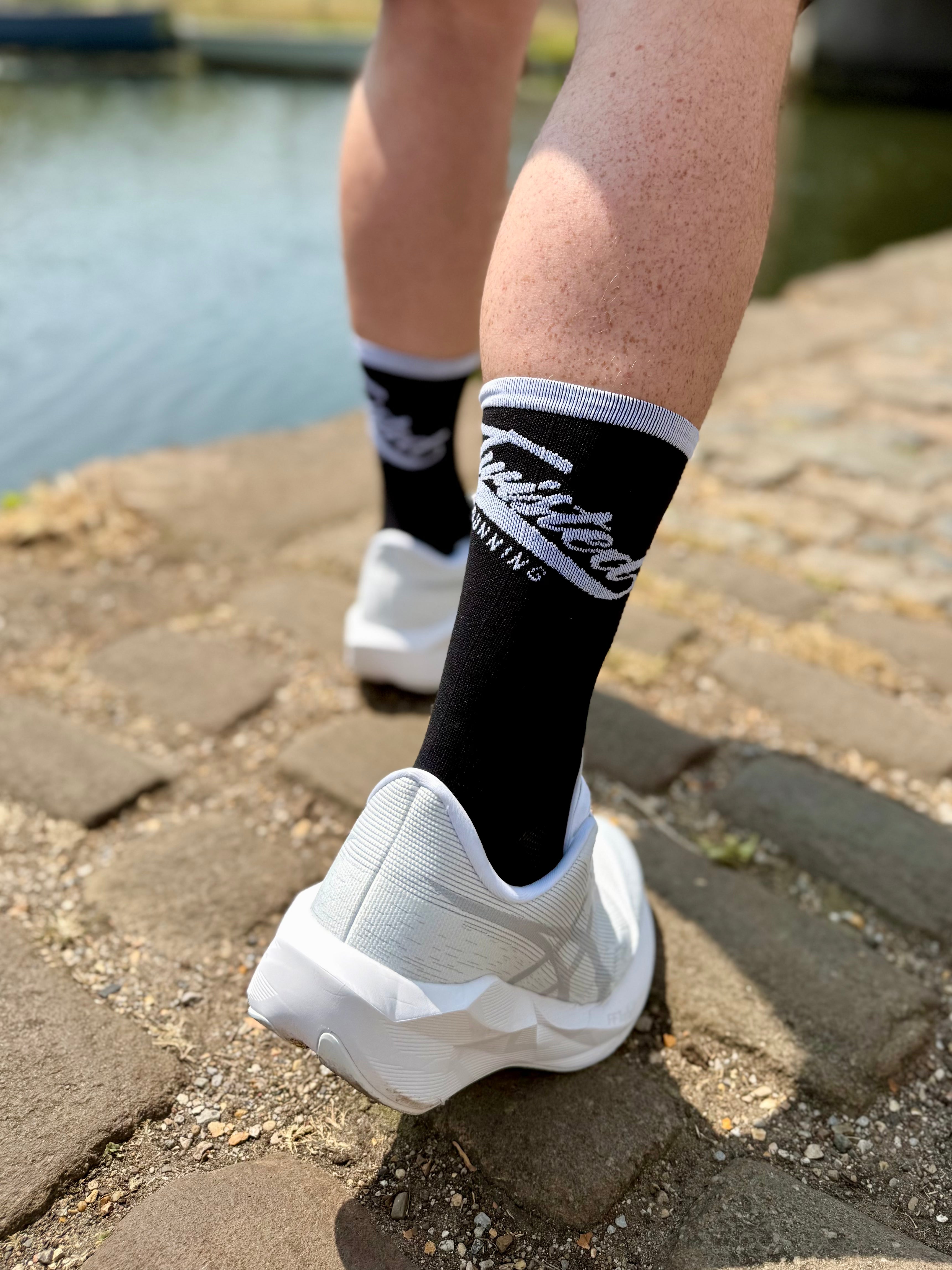 Lean Sock — Black/White