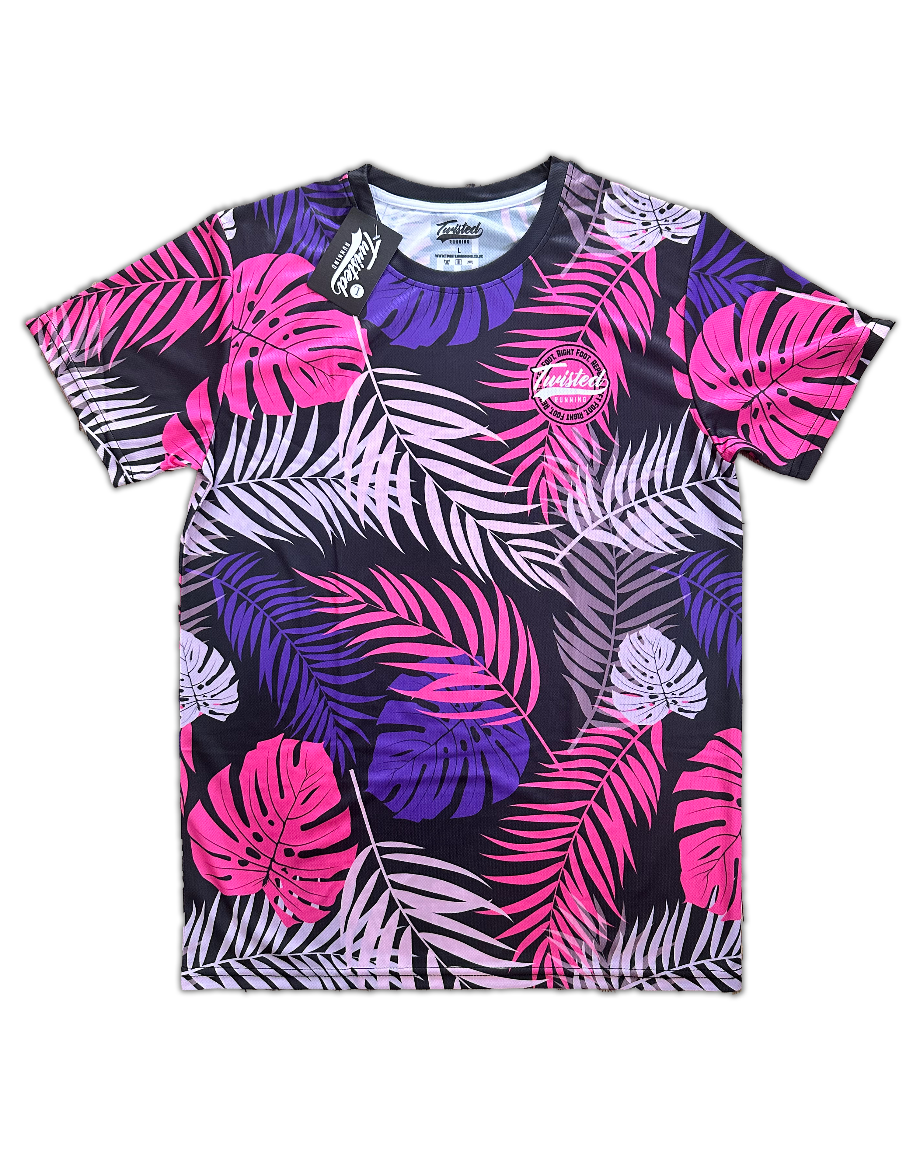 "Bloom" - Twisted Running T-Shirt (unisex & Female Fits)