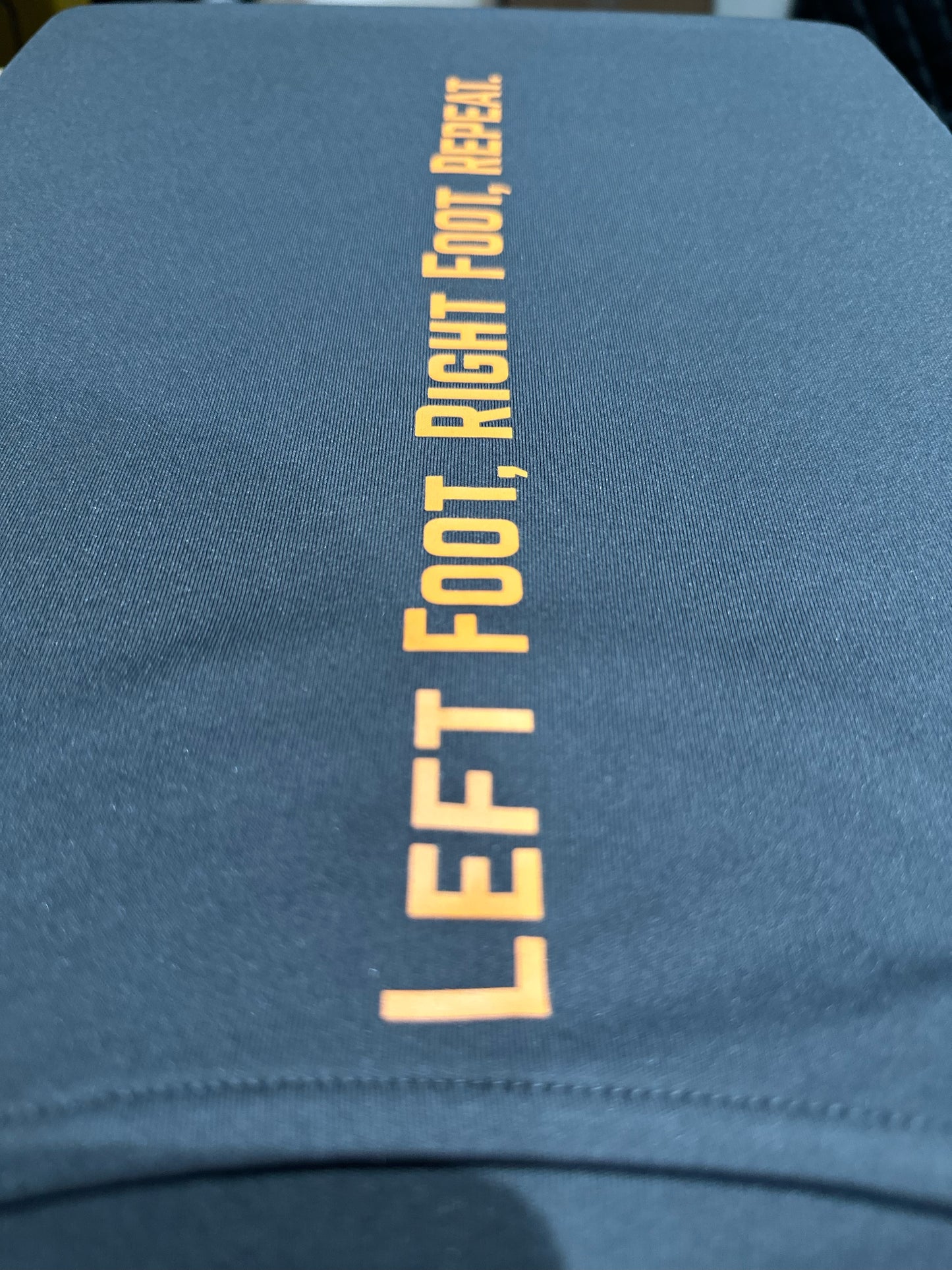 Charcoal & Orange Spine Technical Tee (Unisex & Female Fits)