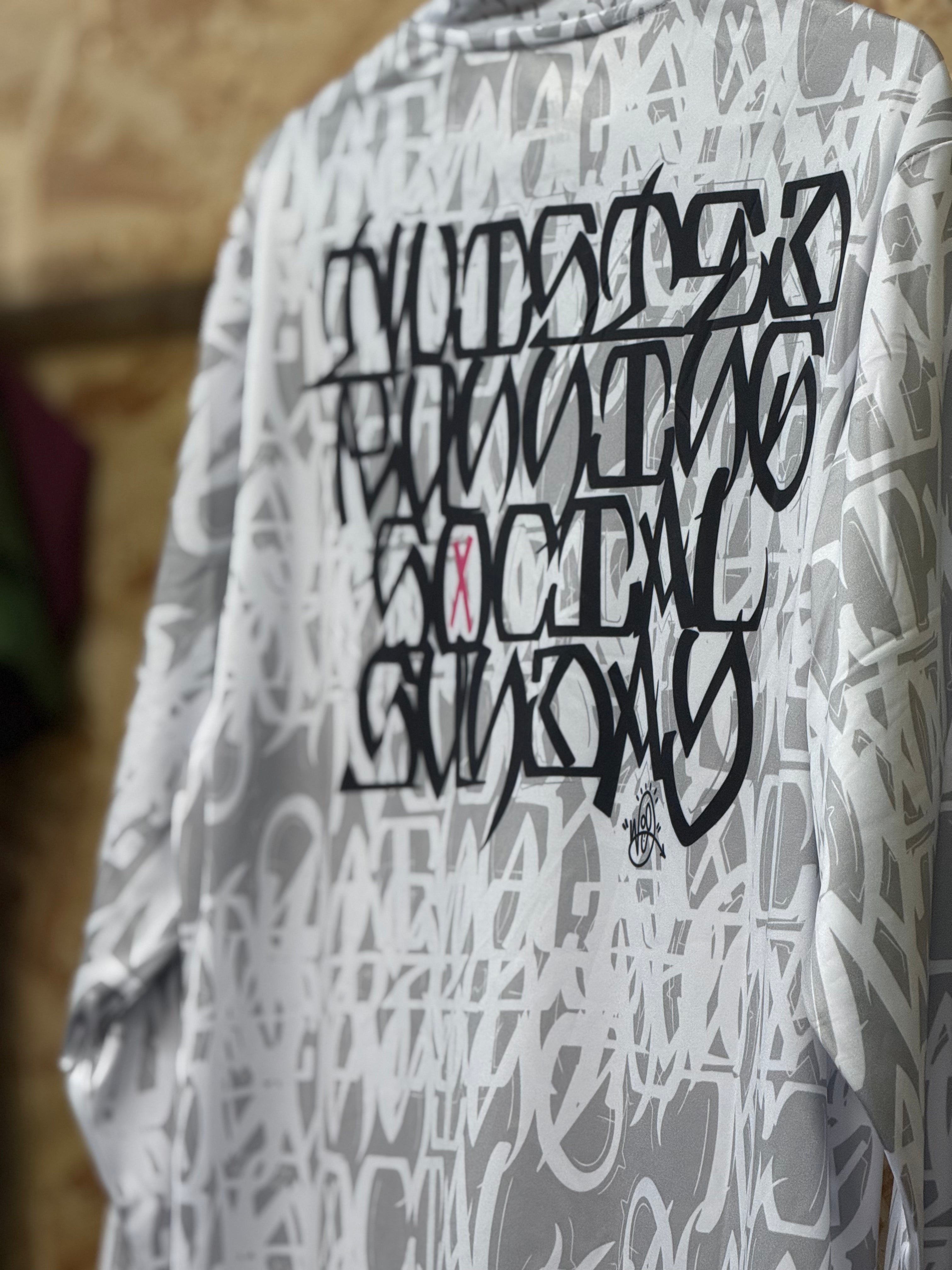 Social Sunday 1/4 Zip - White