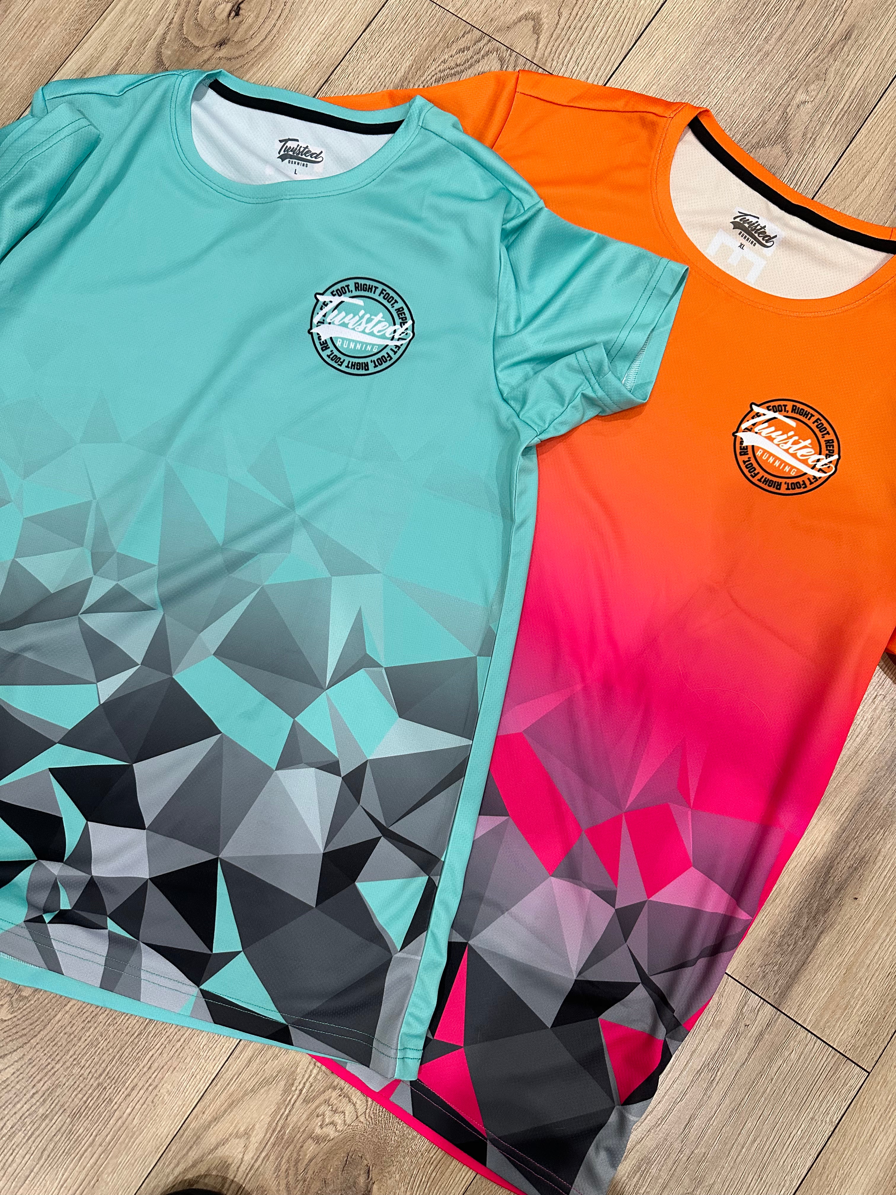 Orange/Pink Race Tee π
