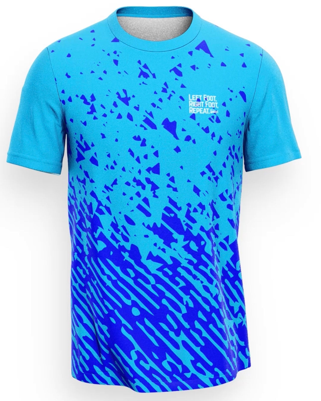 Trails Performance T-Shirt -Blue/Blue